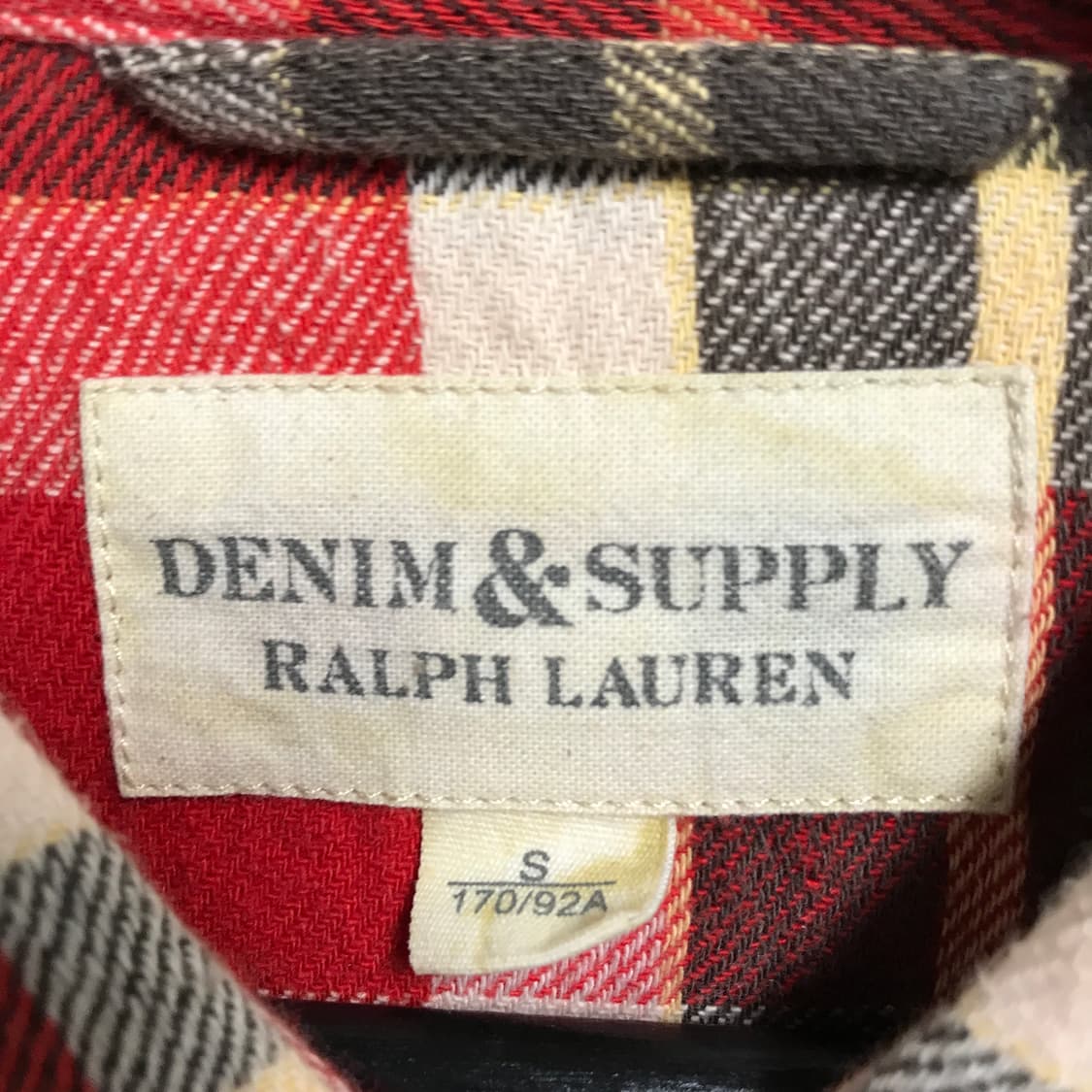 폴로 데님앤서플라이 체크 셔츠 S 상품이미지5