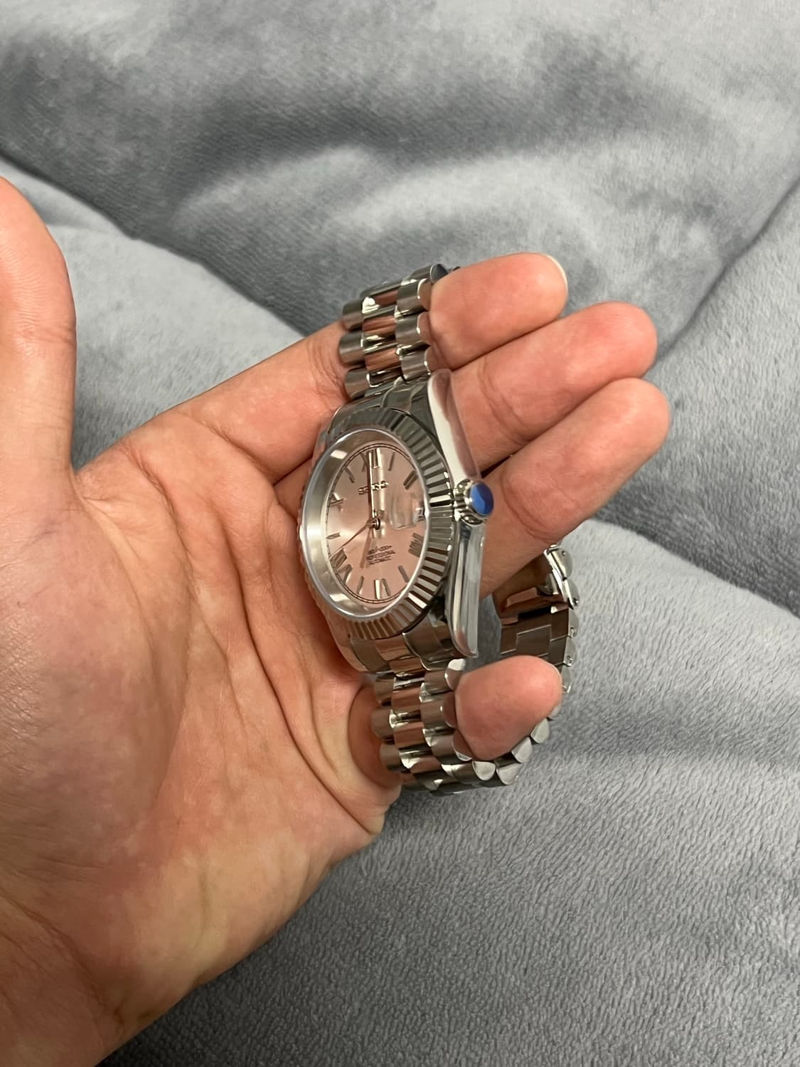 세이코 데이트저스트 흰판 커스텀 상품이미지4