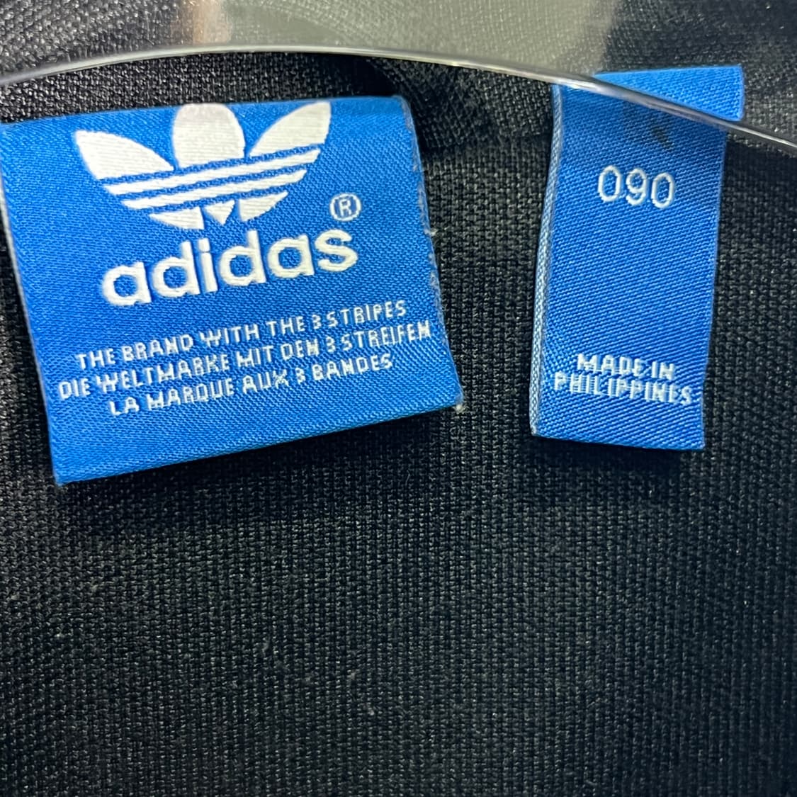 아디다스 블랙 유로파 트랙탑 립 져지 90 상품이미지3