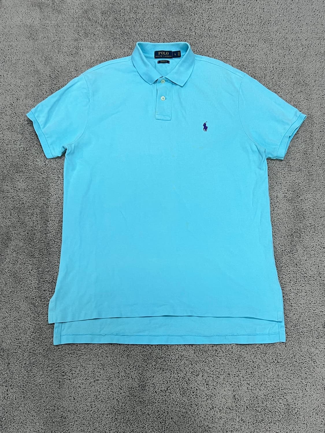 (L) 폴로랄프로렌 카라 티 스카이블루 상품이미지1