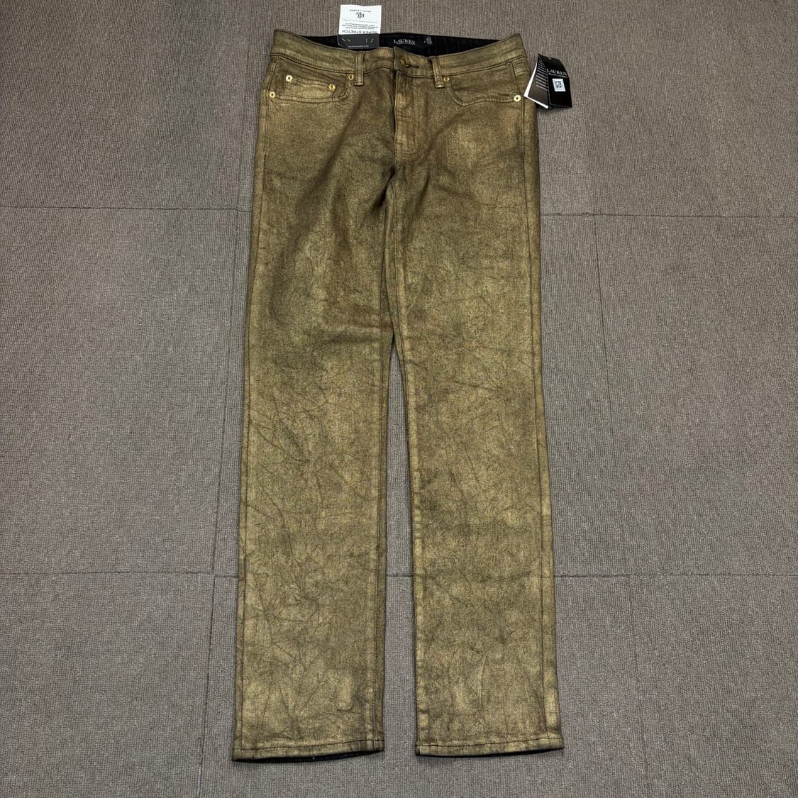 polo 랄프로렌 로렌 우먼스 골드 코팅 데님 28 상품이미지1