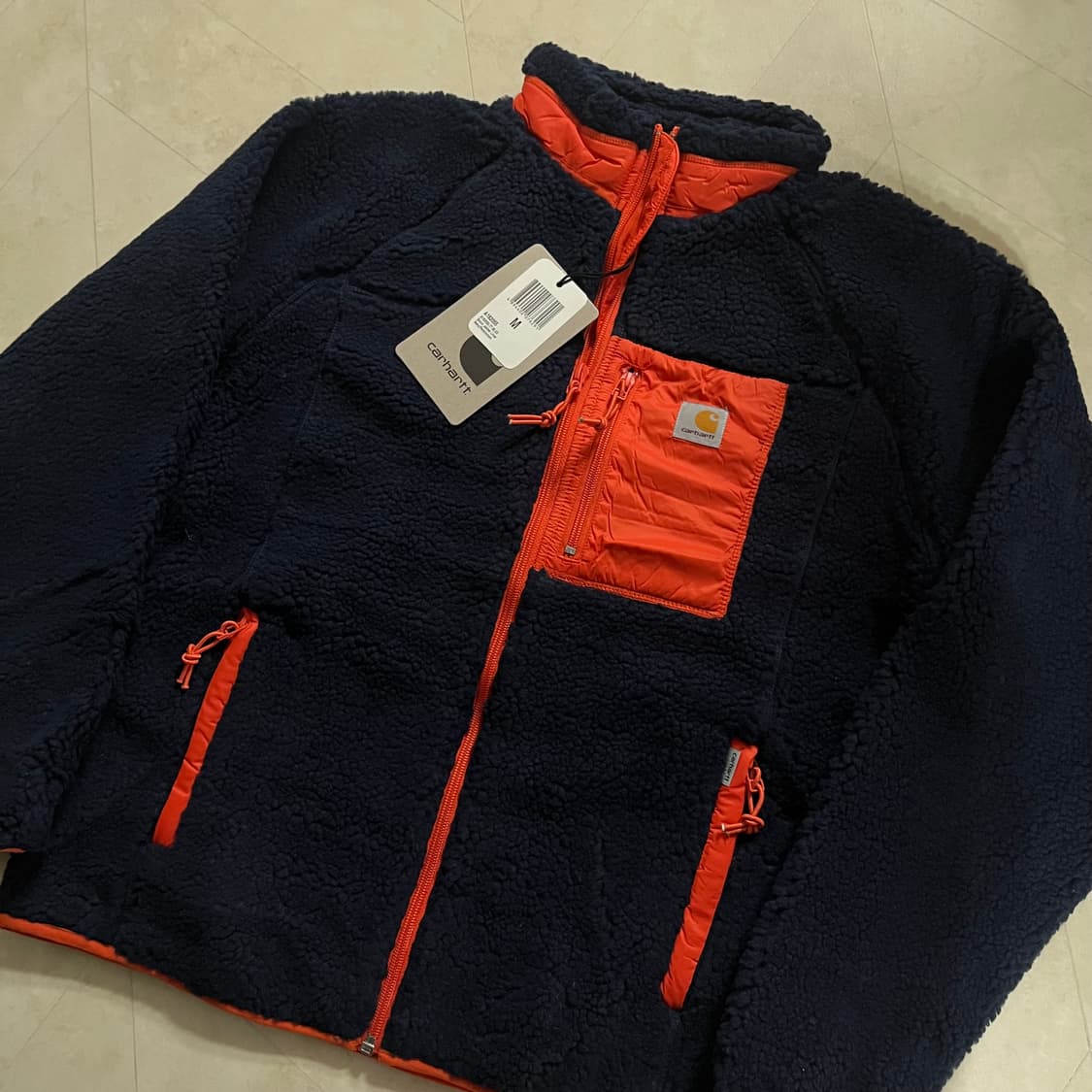 [새상품]칼하트WIP 스카우트 자켓 라이너 후리스 네이비 상품이미지1