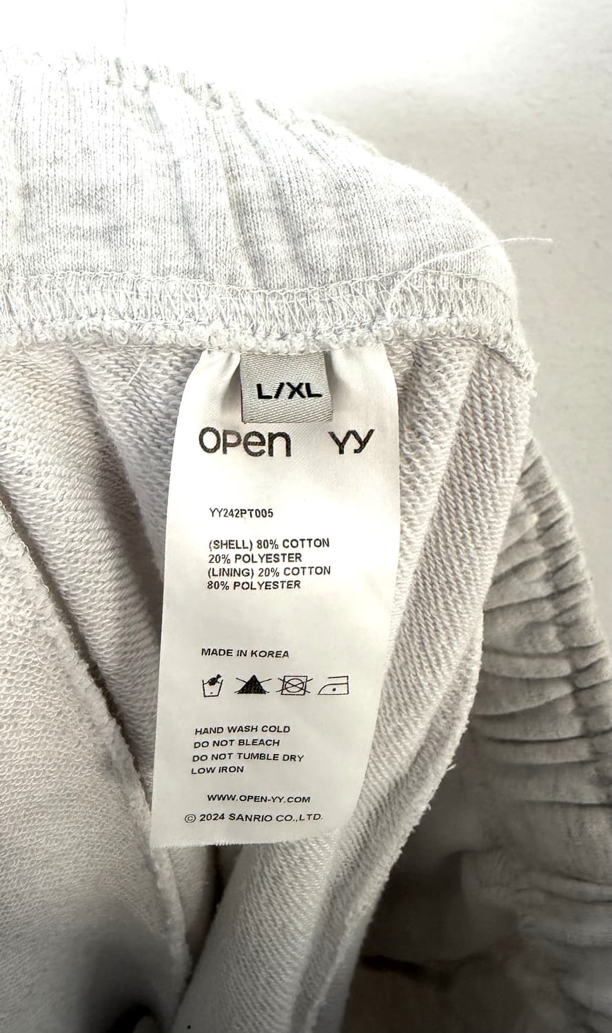 오픈와이와이 오픈yy 오픈yy바지 헬로키티 오픈yy팬츠 조거팬츠 상품이미지3