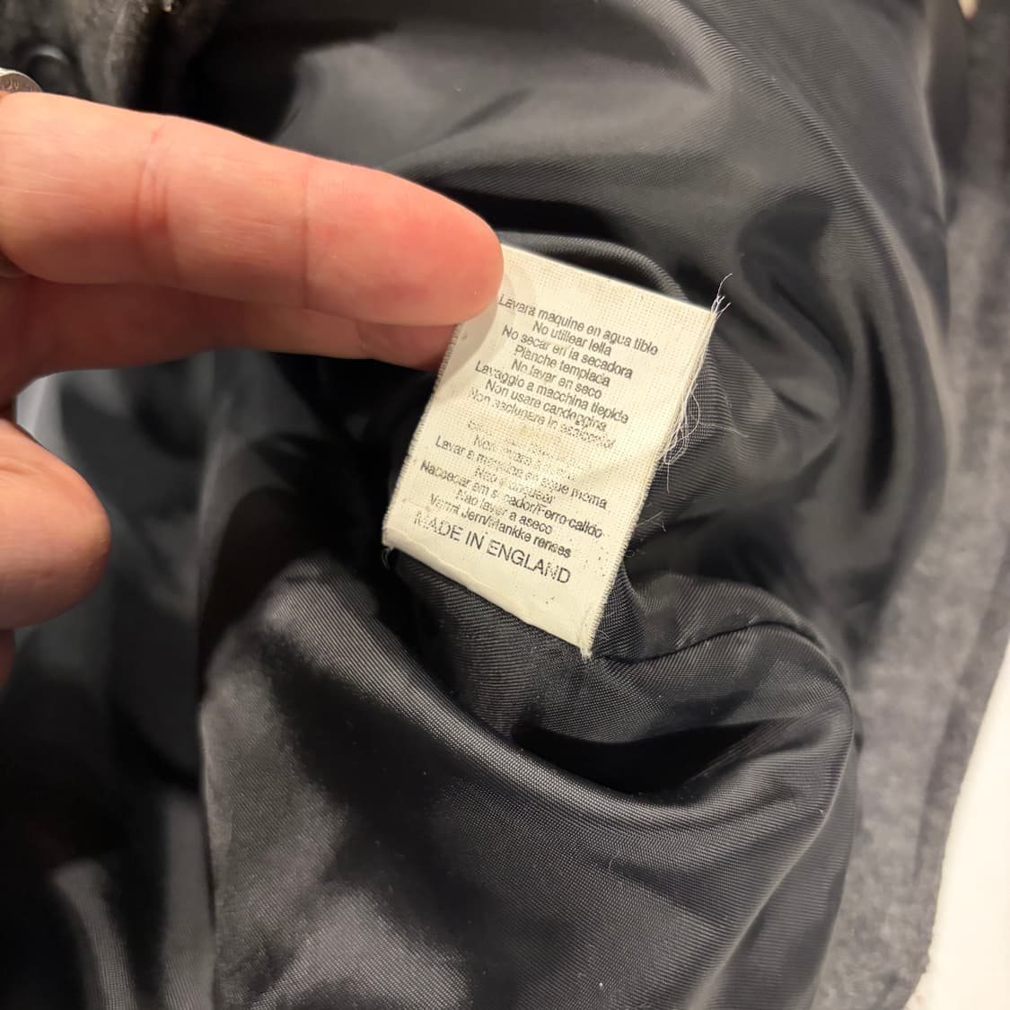 [L] 버버리 그레이 울 집업 블루종 자켓 C830 상품이미지9