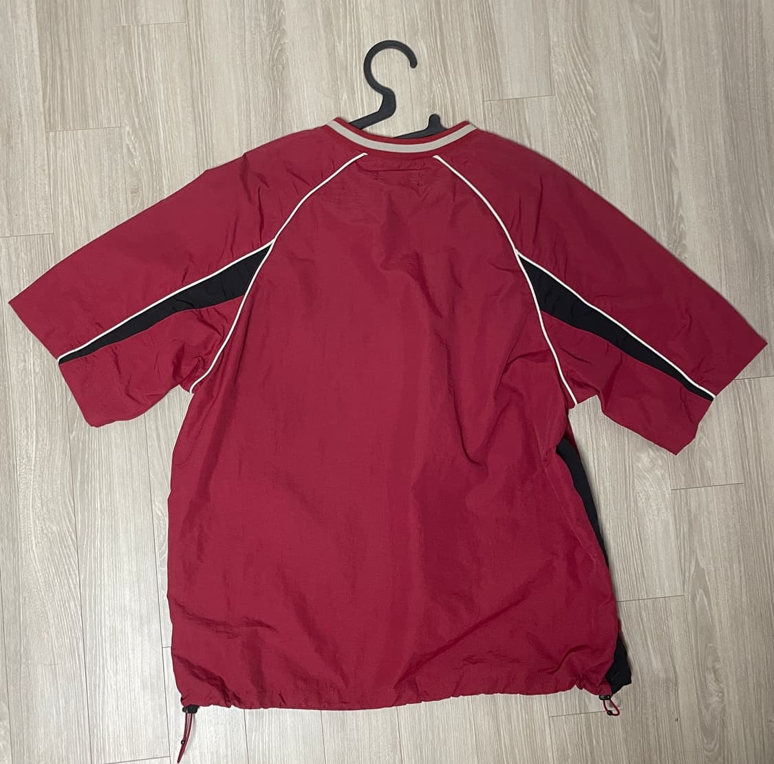 NYLON SPORTY STAR SS BURGUNDY 레리클락 나일론티 상품이미지2