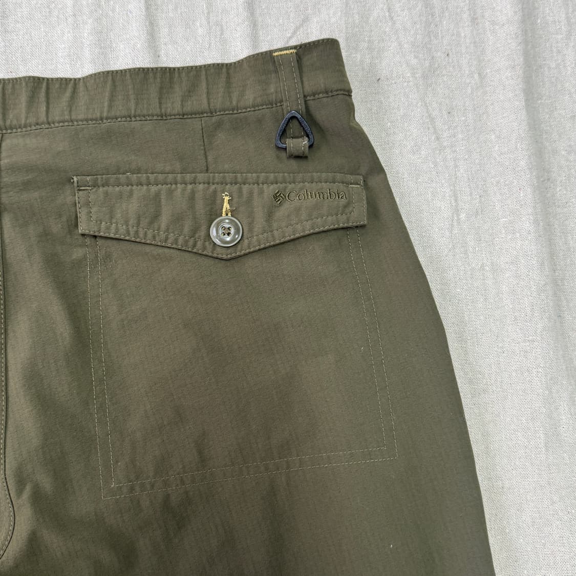 컬럼비아 티타늄 나일론 무릎지퍼 카키팬츠 L 상품이미지5