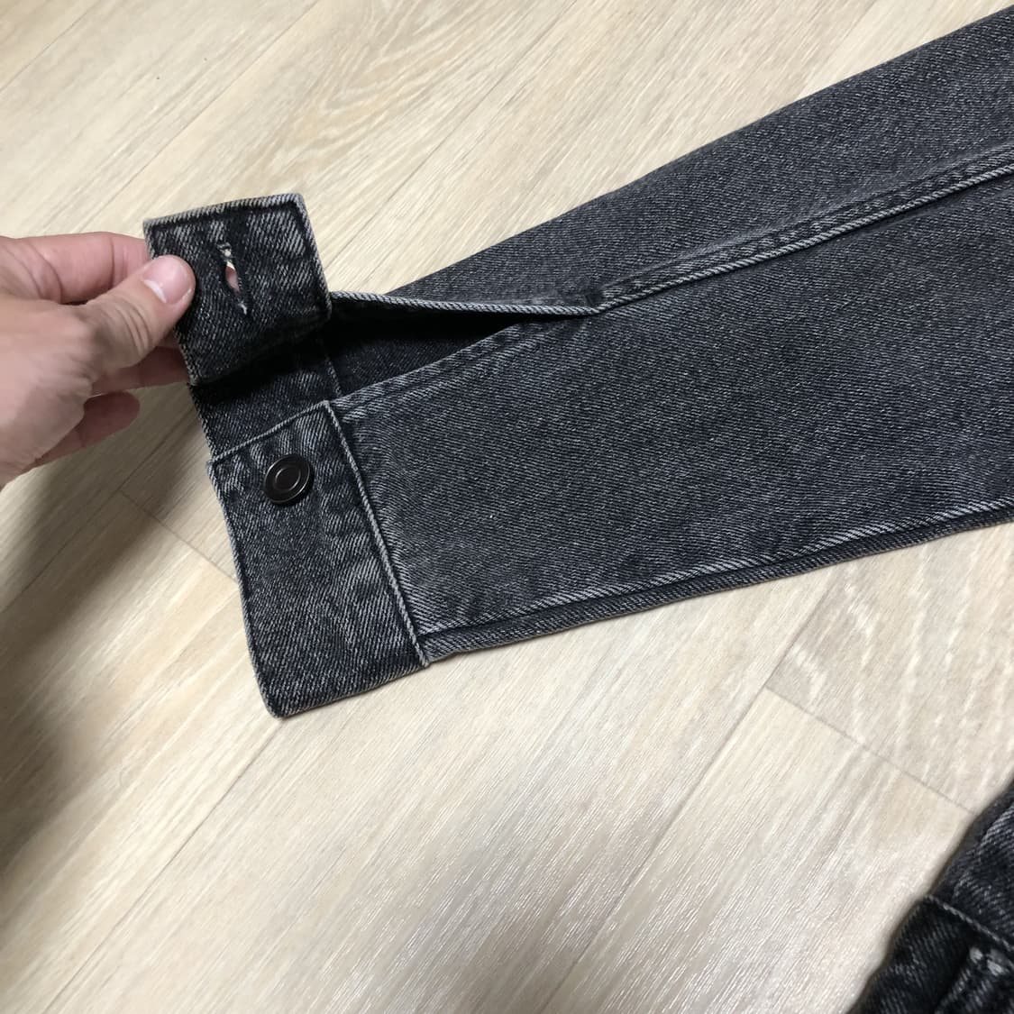 (L) 브랜디드 BRANDED 2001 슬로우 워커 데님 블랙 흑청자켓 상품이미지8