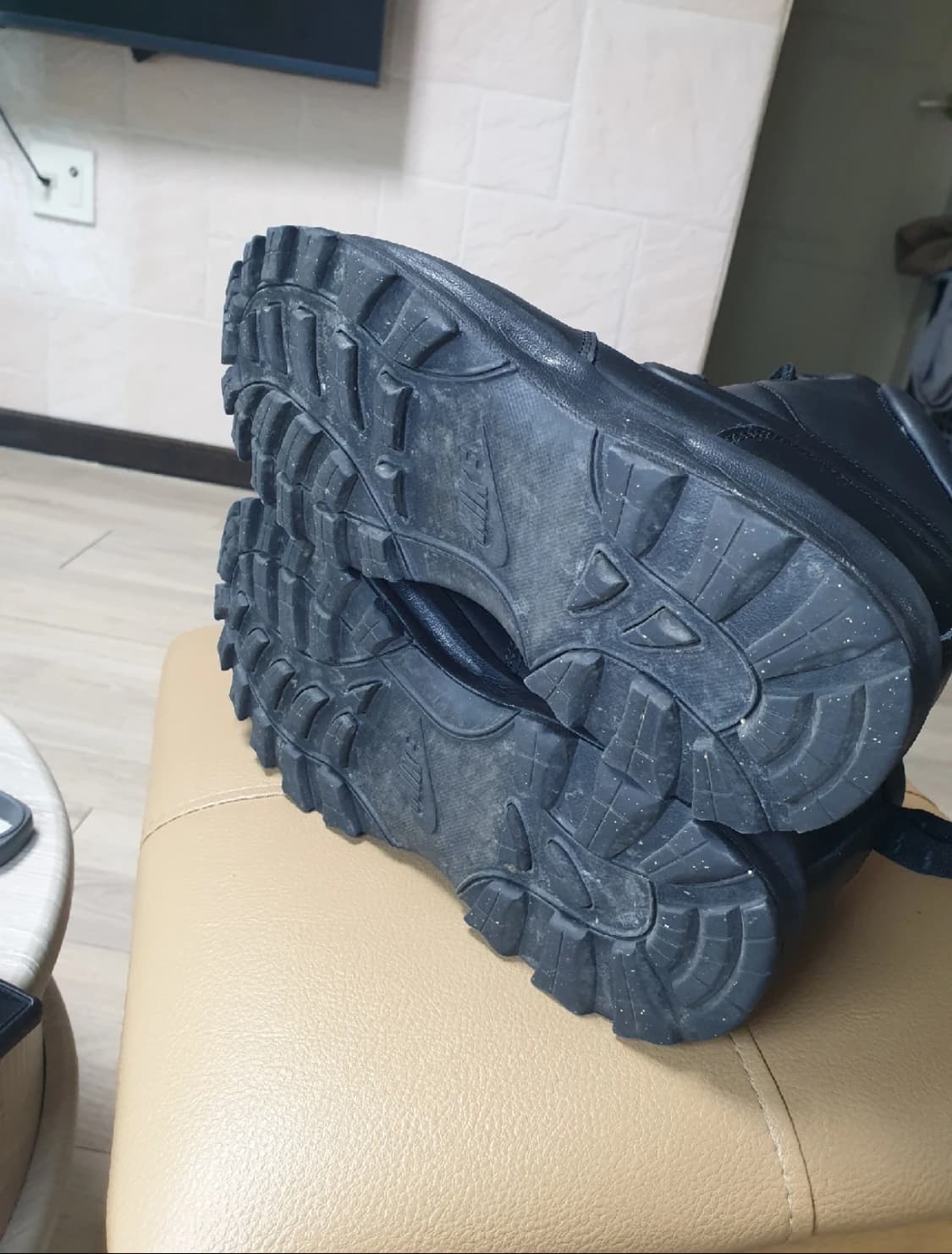 나이키 마노아 레더 블랙 상품이미지3