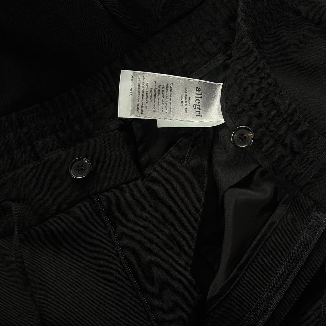 알레그리 드로우스트링 밴딩 울 팬츠 상품이미지2