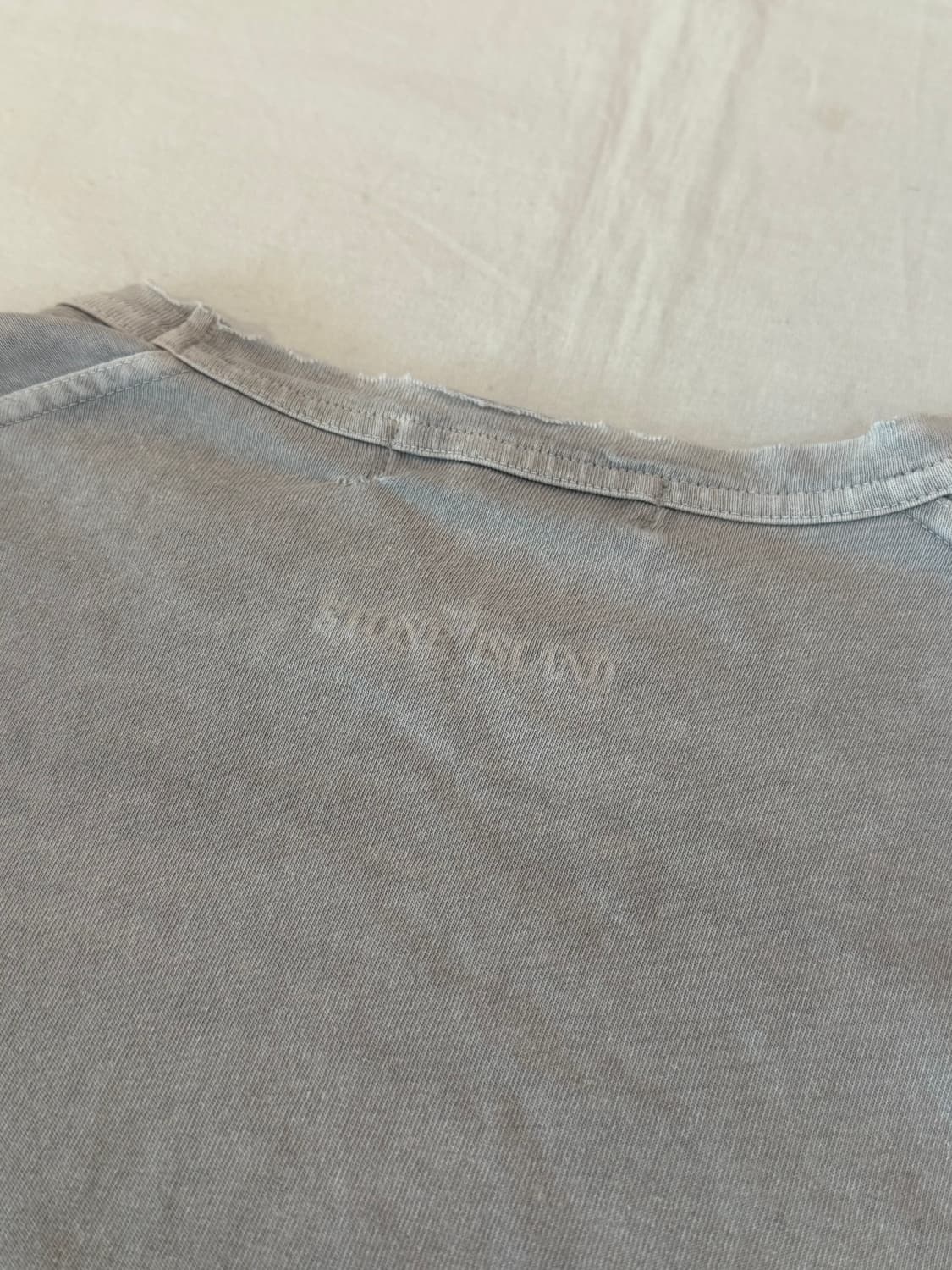 스톤아일랜드 12FW 가먼트 다이드 롱슬리브 그레이 상품이미지1