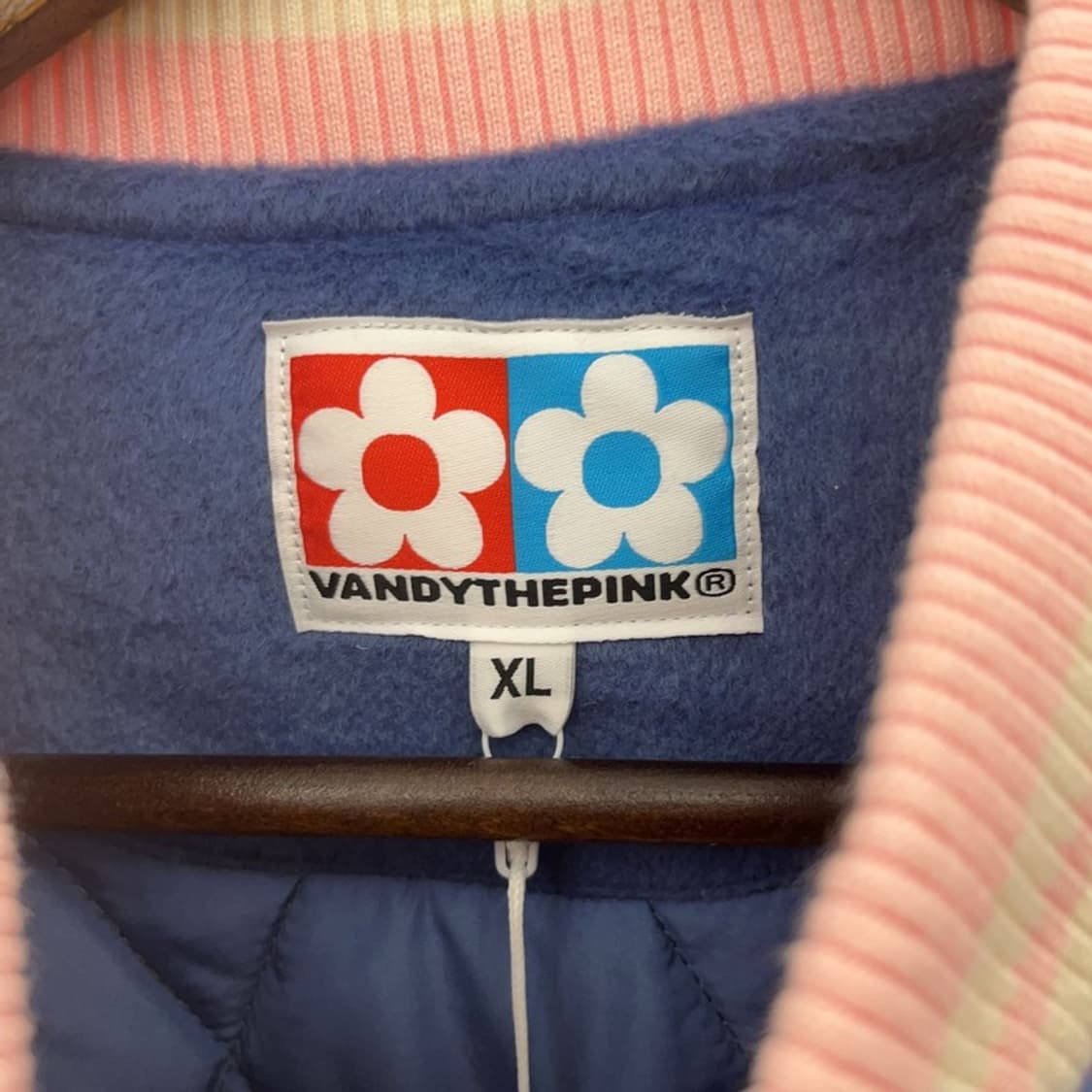 반디더핑크 X SM 엔터테이먼트 아티스트 바시티 자켓 XL C09574 상품이미지5