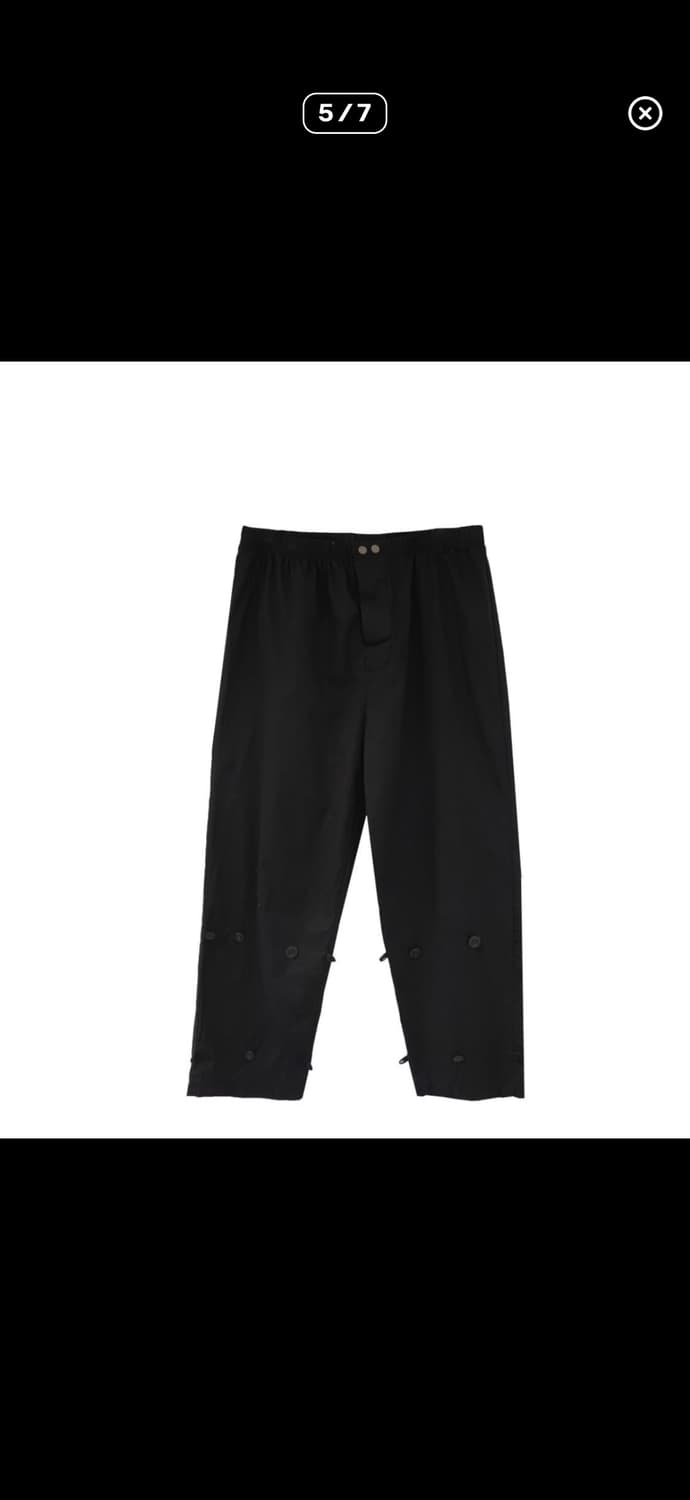 애옹쓰 Cotton Button pants - Black 구해요 상품이미지1