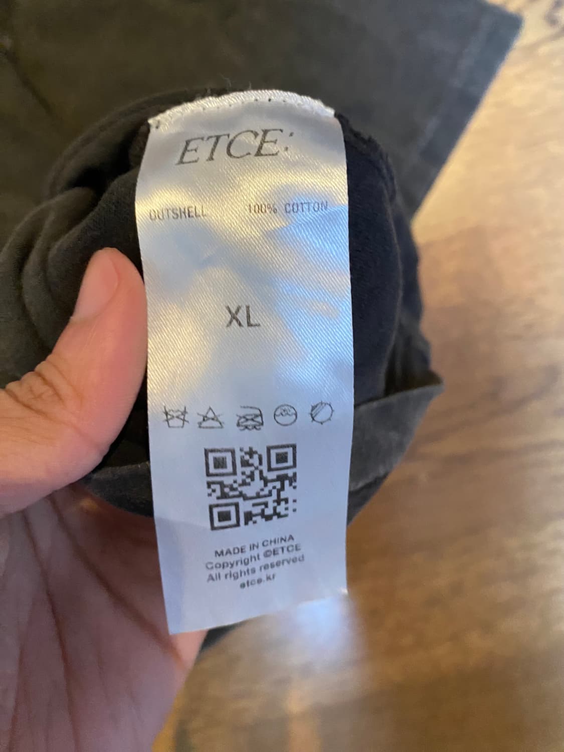 ETCE 투어리스트 반팔 초판 챠콜 xl 상품이미지3