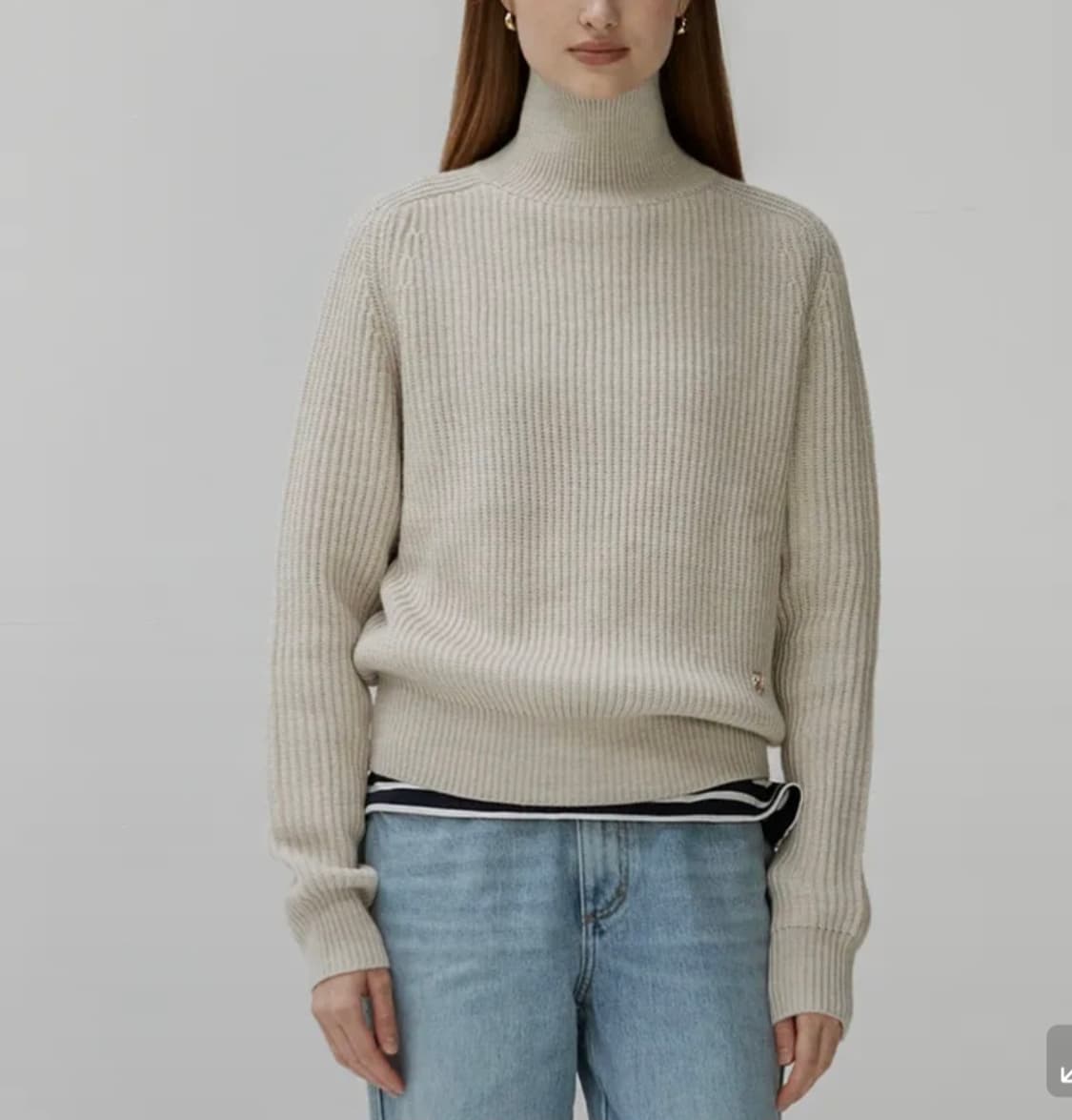 마리떼프랑소와저버 터틀넥 니트 상품이미지2