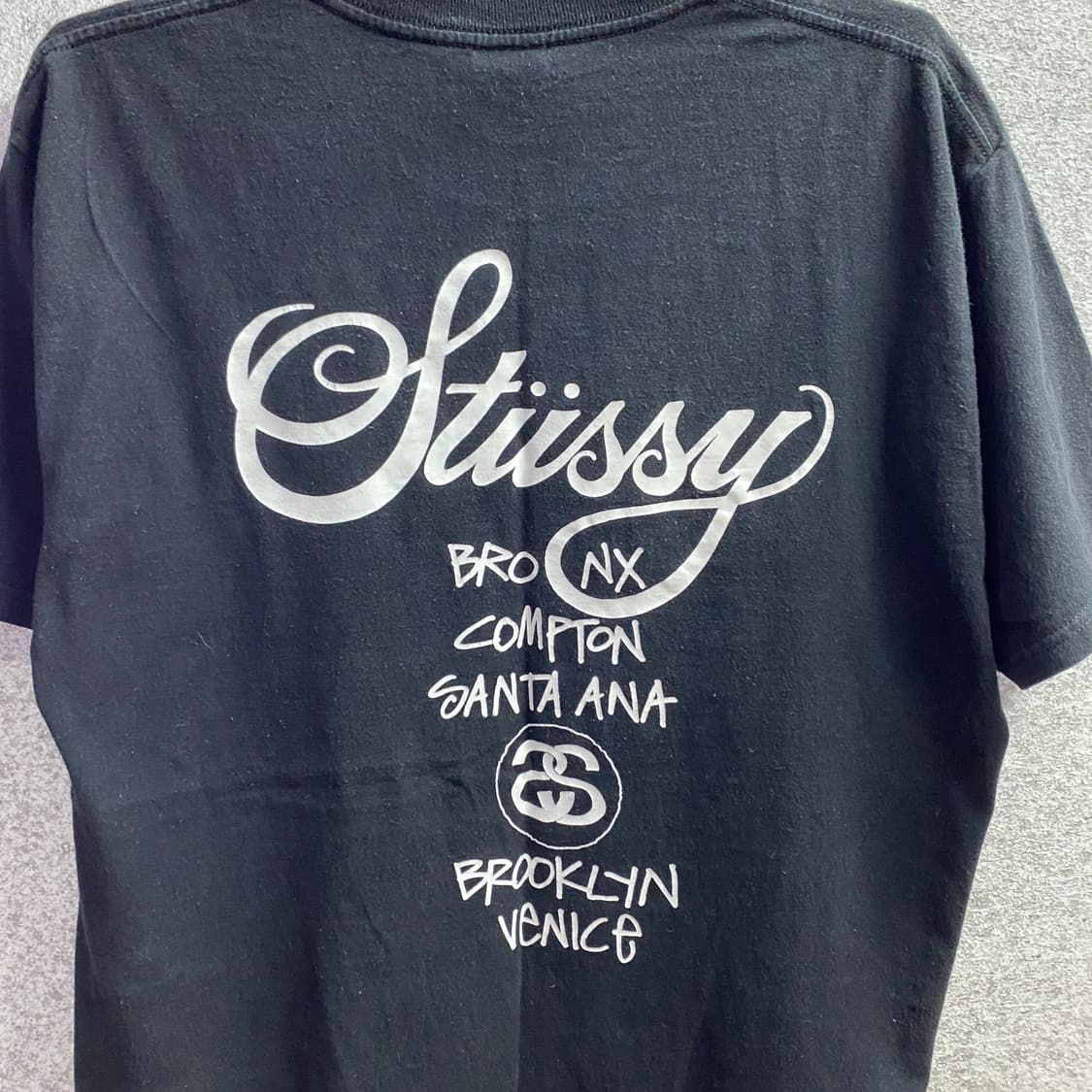 스투시 월드투어 블랙 반팔 B4607 상품이미지5