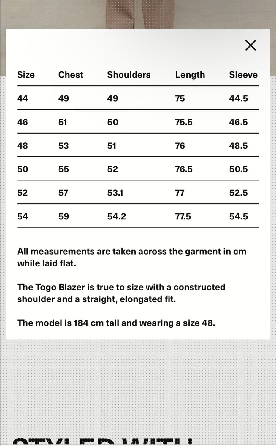 아워레가시 x 아르마니 하운즈투스 블레이저 자켓 상품이미지4