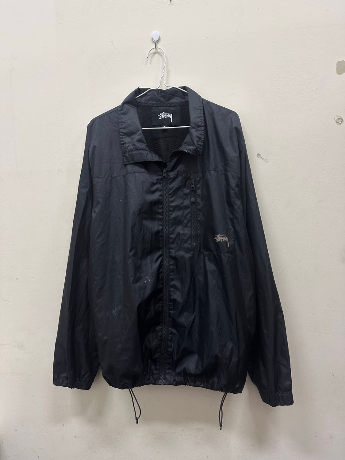스투시 블랙 바람막이 상품이미지1