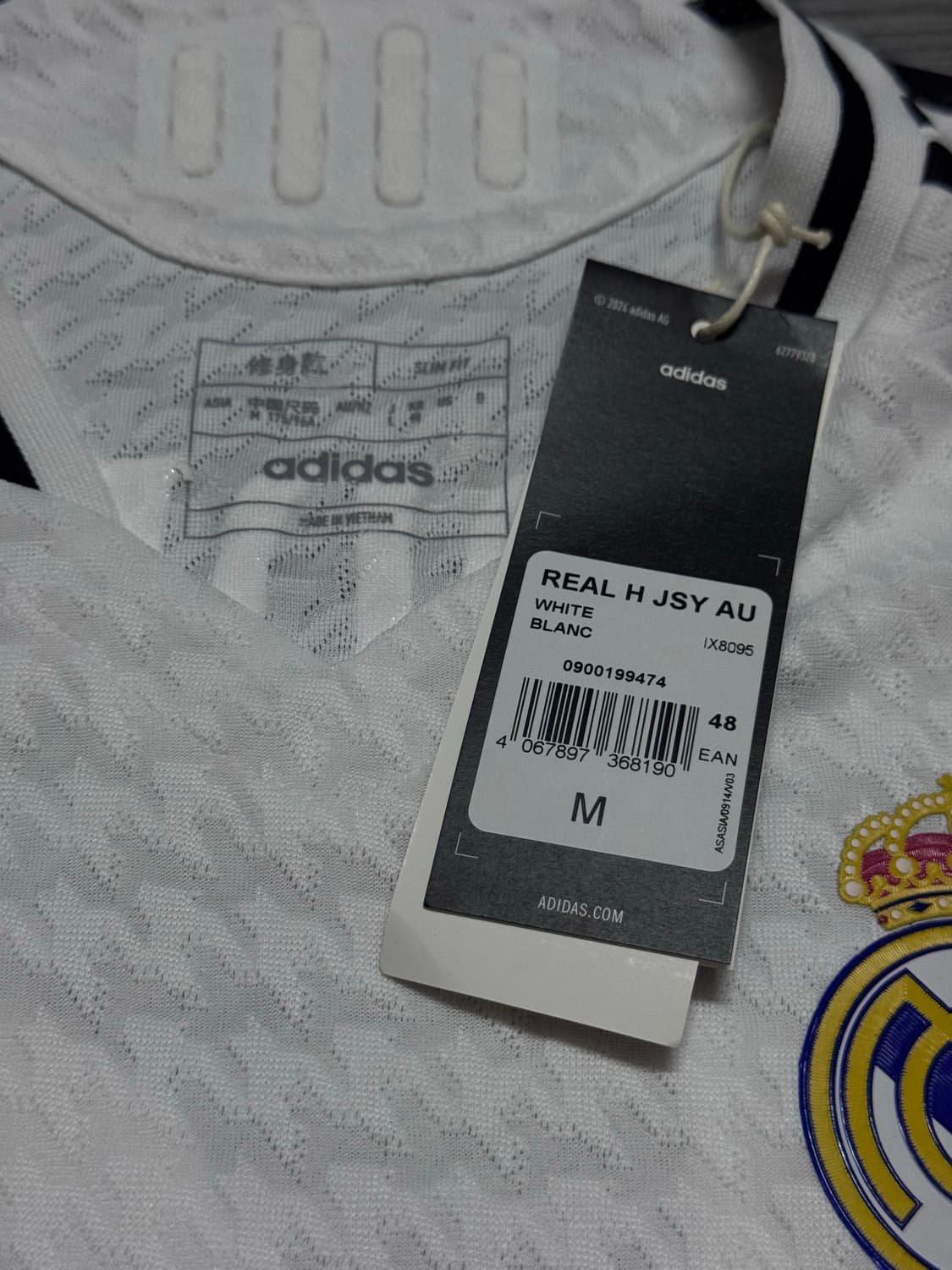 24-25 아디다스 레알 마드리드 홈 어센틱 유니폼 상품이미지8