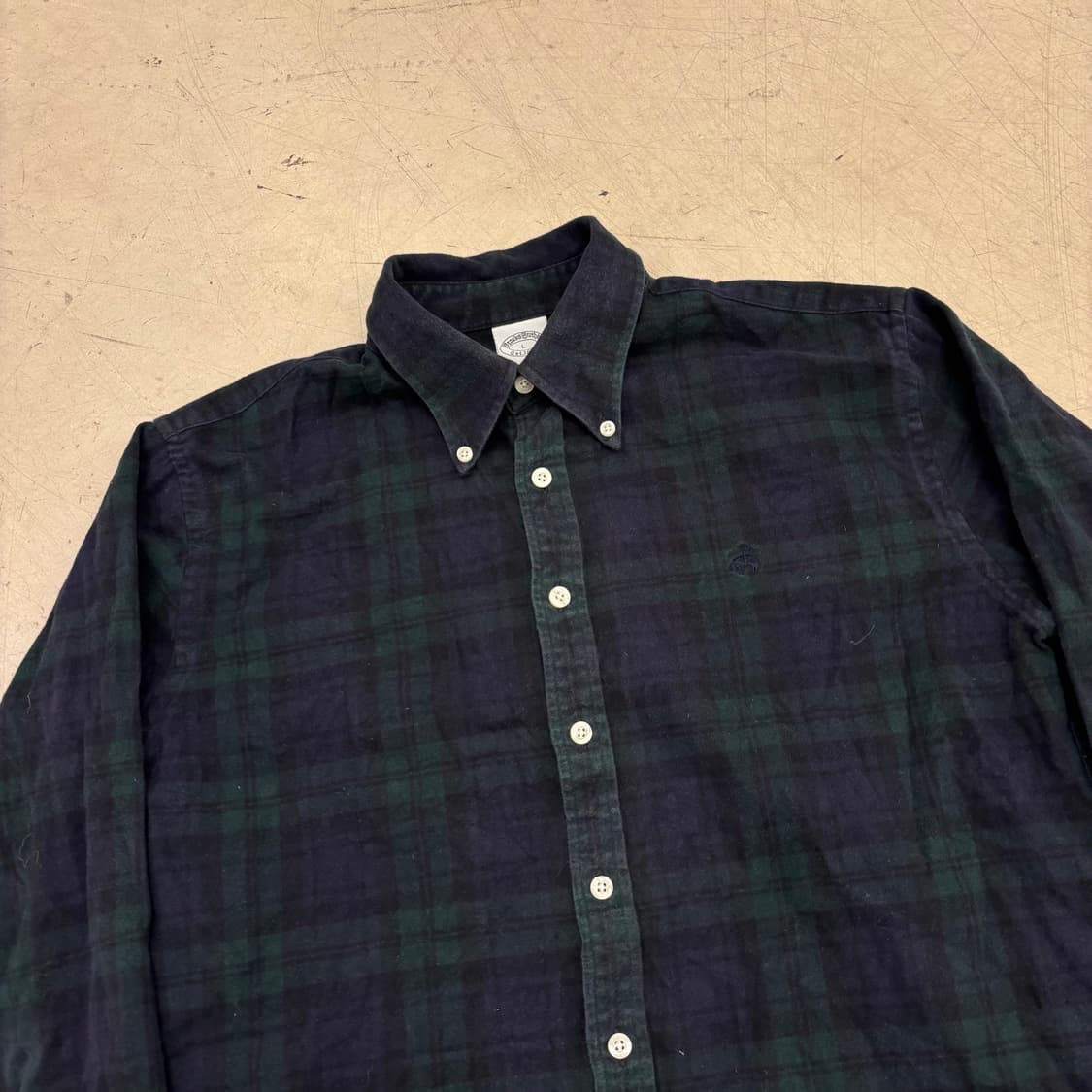 브룩스브라더스 타탄체크 스몰로고 셔츠 상품이미지2