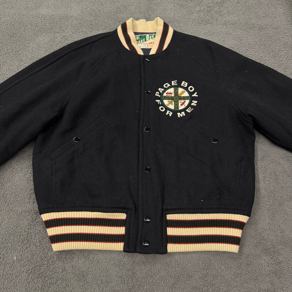 [정품/M] 페이지보이 빈티지 바시티 자켓 상품이미지2
