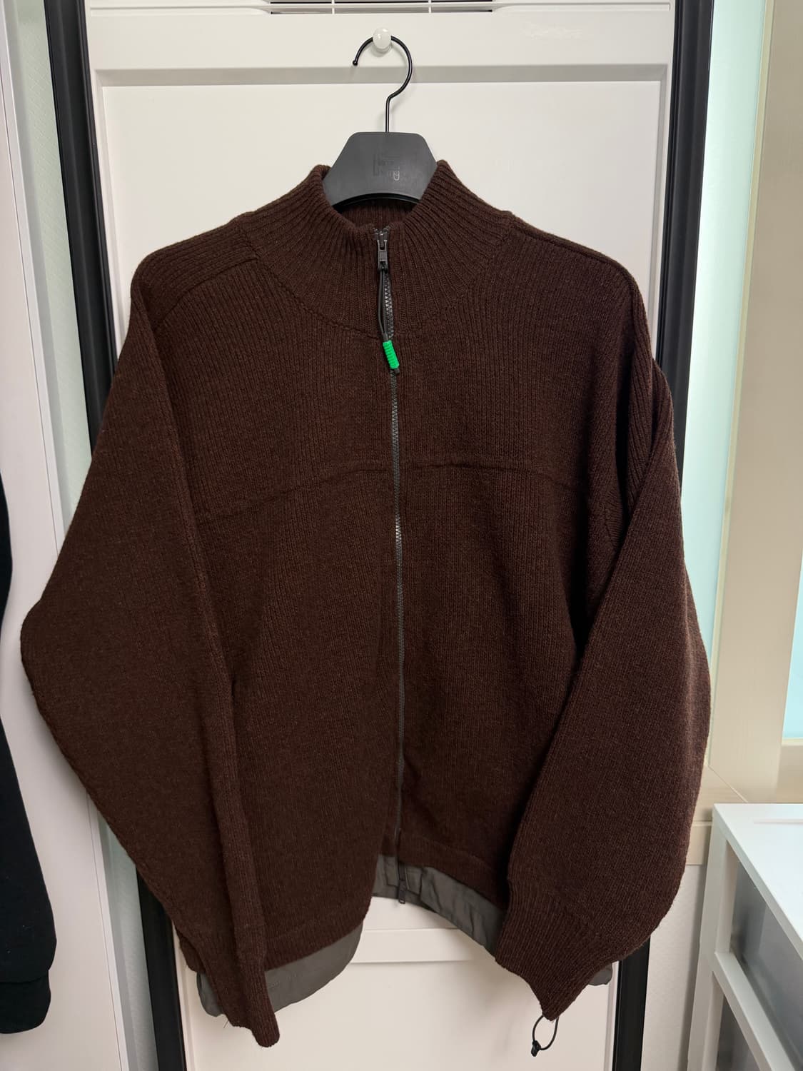 gr10k 니트집업 상품이미지1