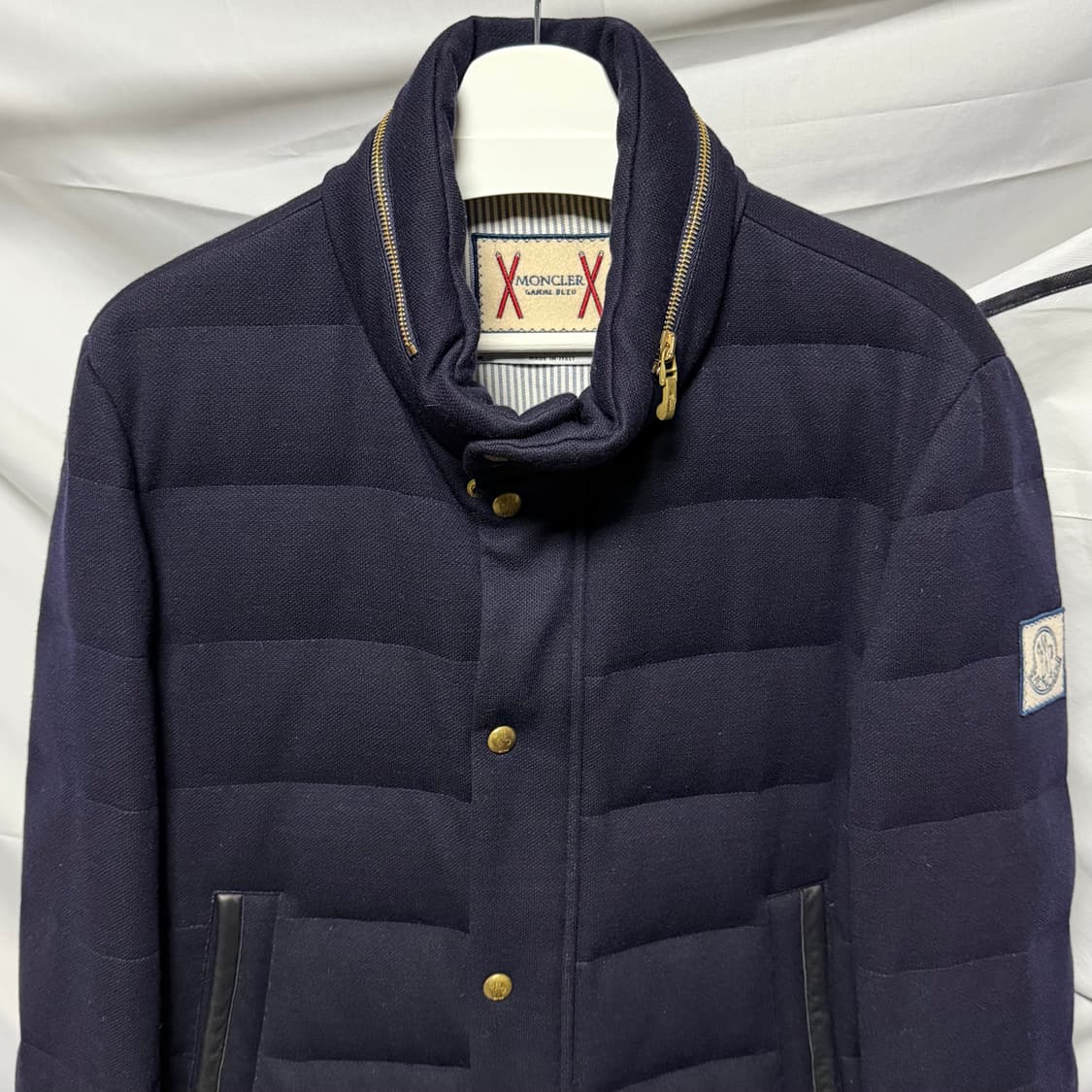 [S+급/4] 몽클레어 감마블루 패딩 자켓 네이비 상품이미지3