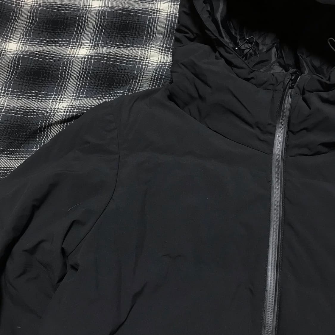 90-00s 재팬 타케오 키쿠치 오로라 마운틴 다운 패딩 모스블랙 상품이미지2