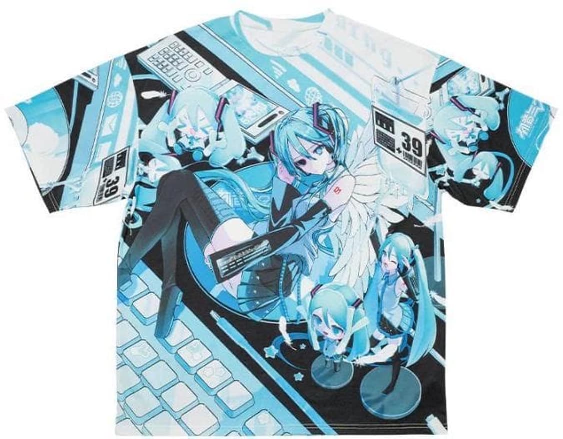 ACDCRAG×하츠네 미쿠 콜라보 반팔티셔츠 상품이미지1