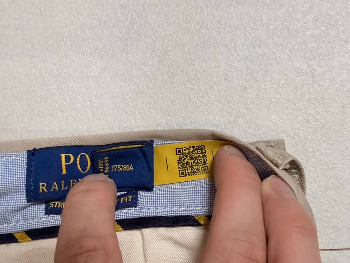 폴로랄프로렌 코튼팬츠 31/32 베이지 면바지 해 상품이미지4