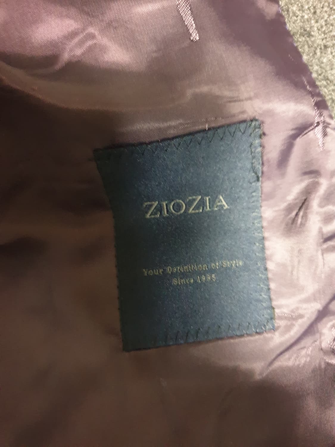 지오지아 울97% 수트핏 블레이저 미디엄그레이 (100) 상품이미지5