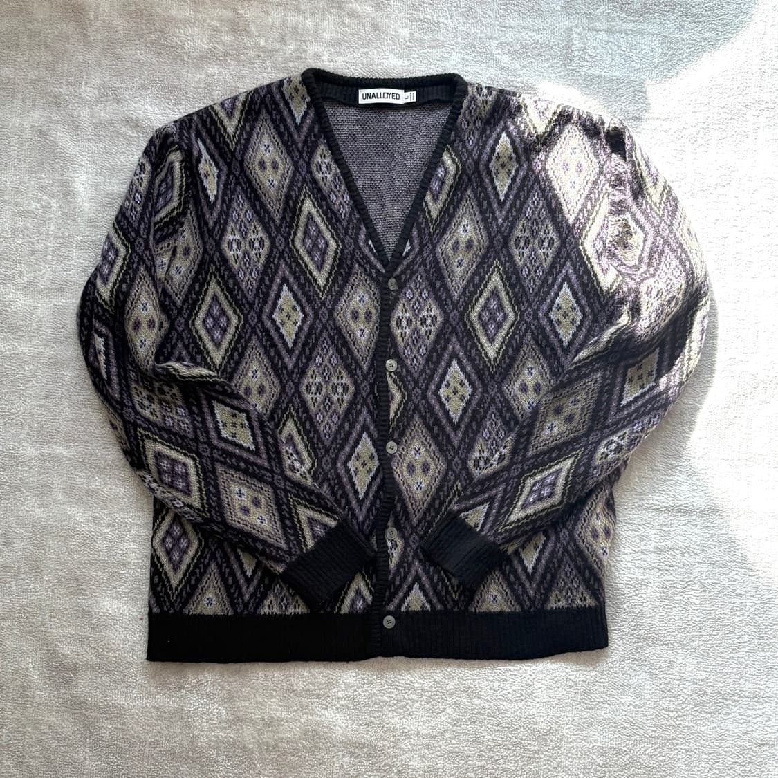 아가일 가디건 상품이미지1