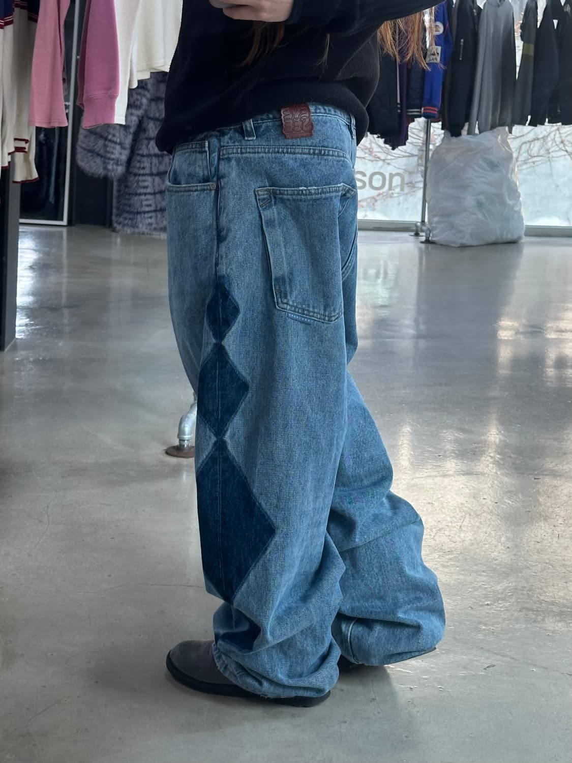 예스아이씨 롬버스 워시드 데님팬츠 상품이미지2