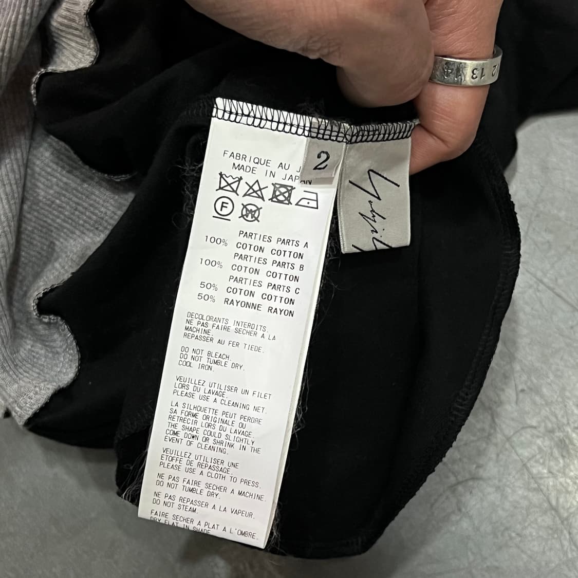  요지야마모토 스위치 플레어 스커트 y14657 상품이미지6