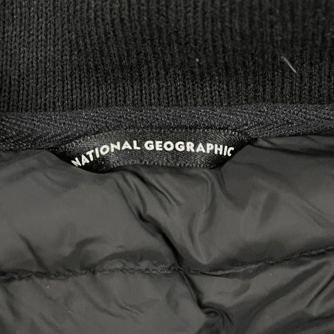 [정품] 내셔널지오그래픽 블랙 패딩 자켓 b15 상품이미지5