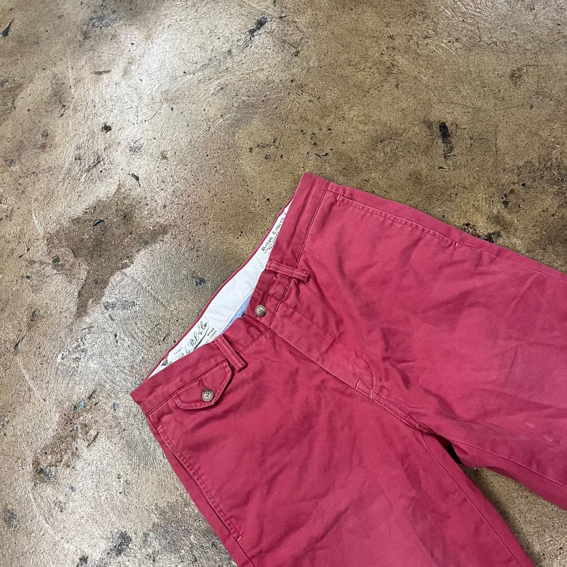 [정품] 폴로 랄프로렌 레드 면바지 b17 상품이미지1