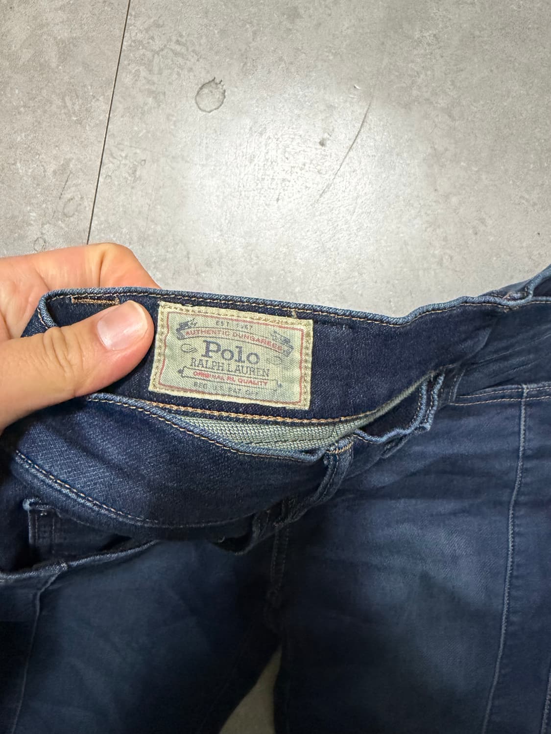 랄프로렌  폴로  여성용 인디고  데님   바이커진   28인치    상품이미지4
