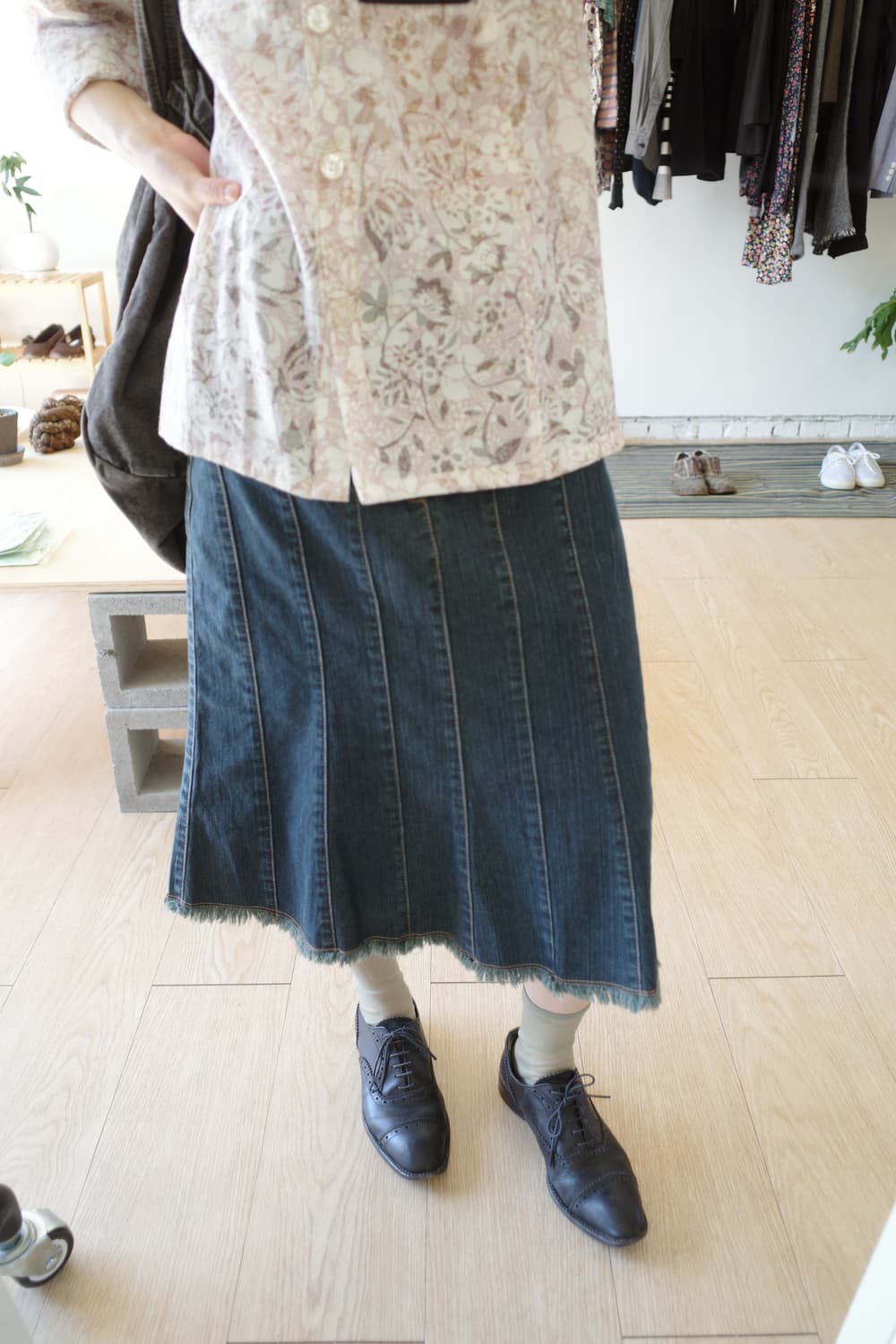 incisional denim skirt 상품이미지1