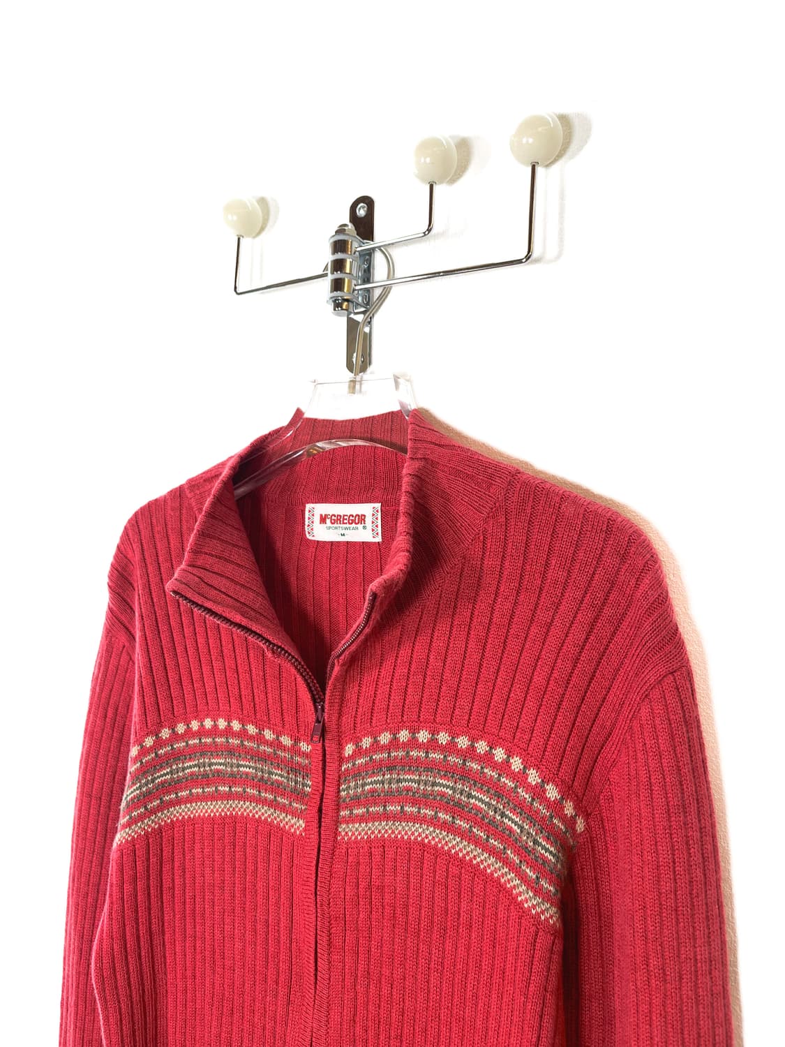 맥그리거 하프넥 울 니트 집업 상품이미지5