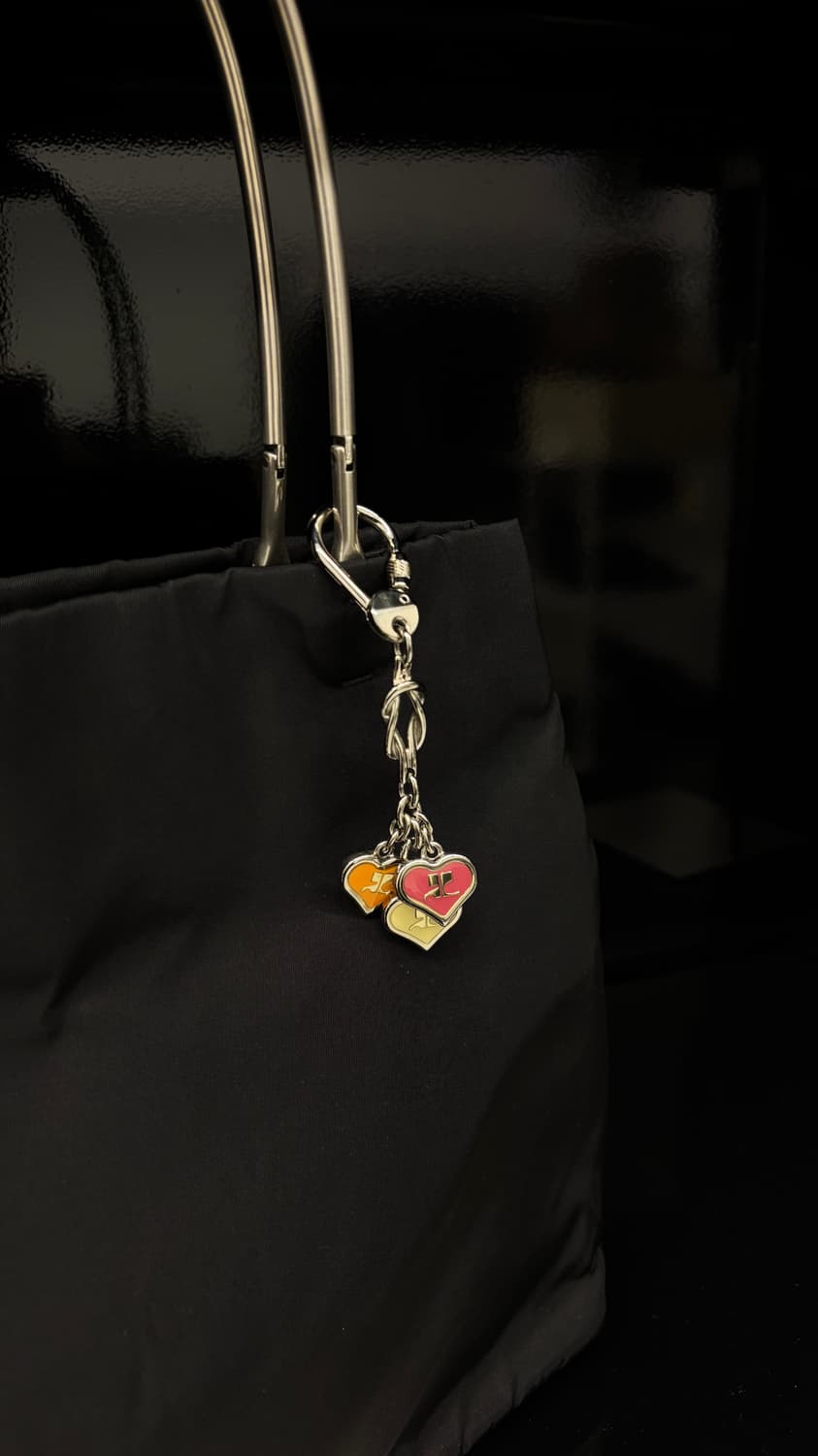 COURREGES heart logo charm 상품이미지1