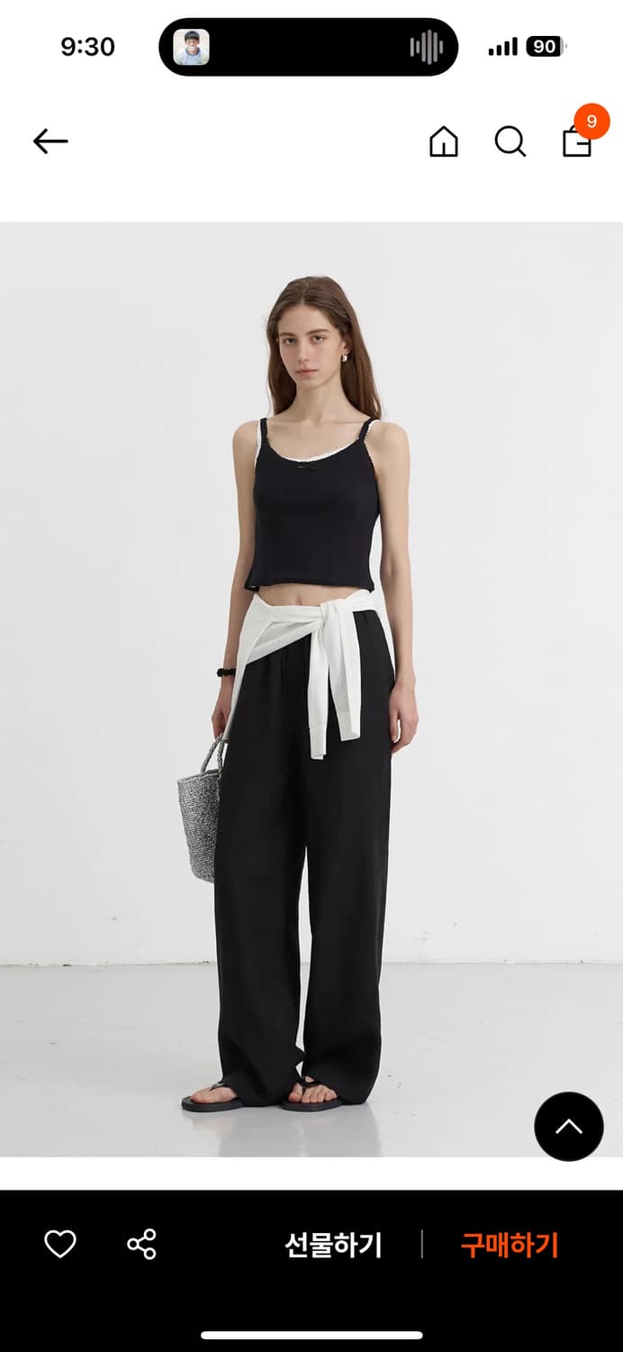 던스트 LINEN BANDING PANTS 상품이미지1