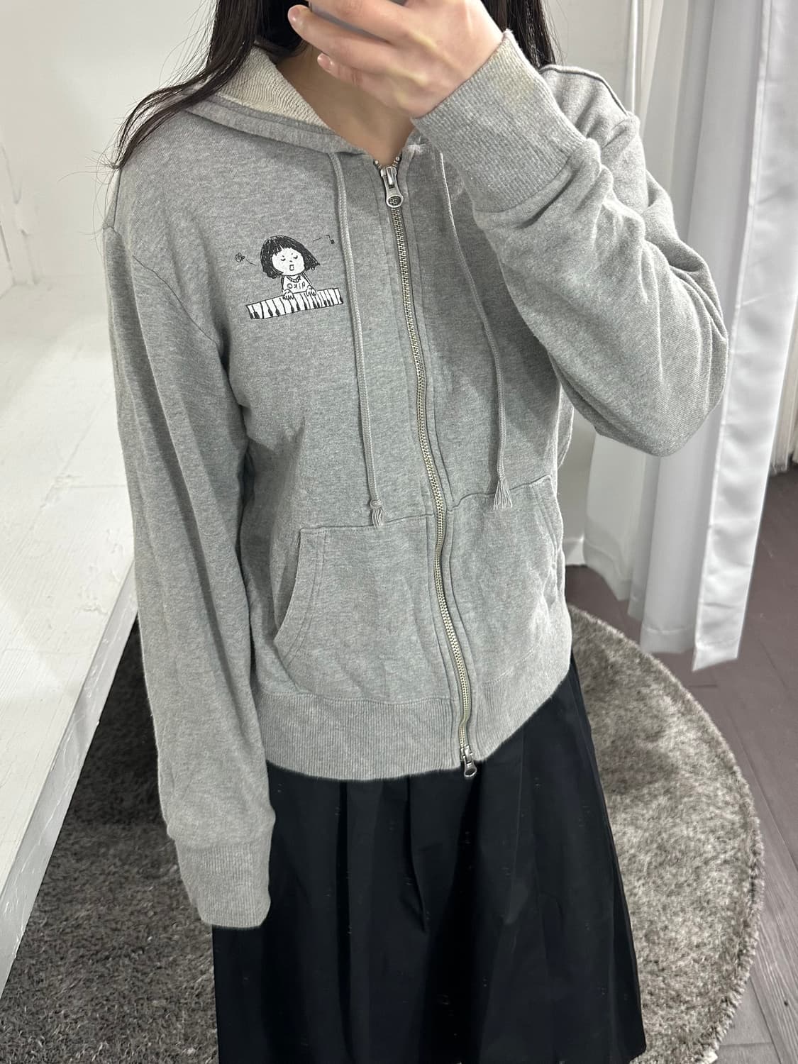 printing hood zipup 상품이미지3