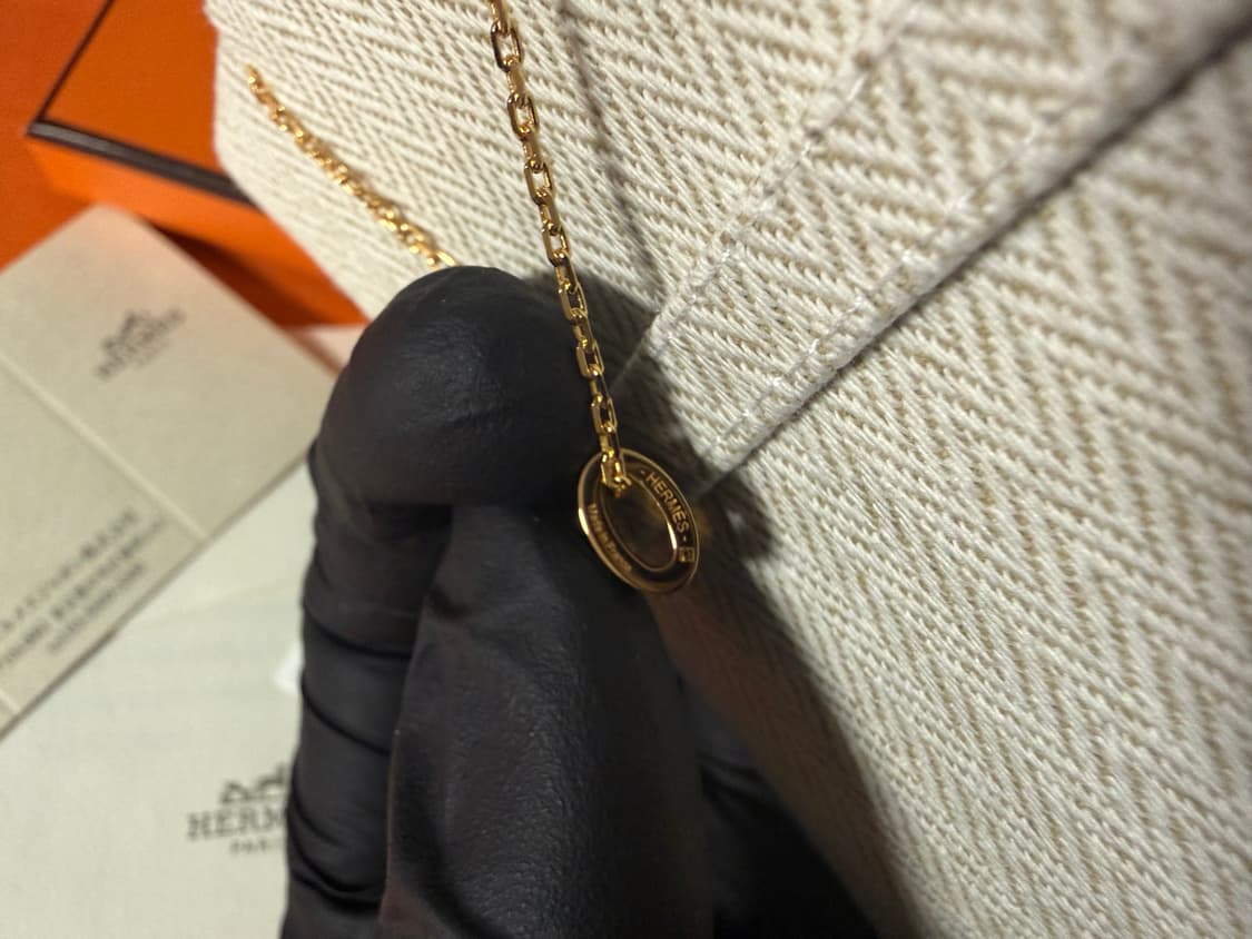 에르메스 팝아슈미니 블랙/골드 목걸이 상품이미지5