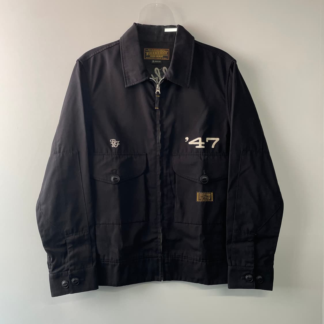 11s 네이버후드 자수 워크자켓 상품이미지2