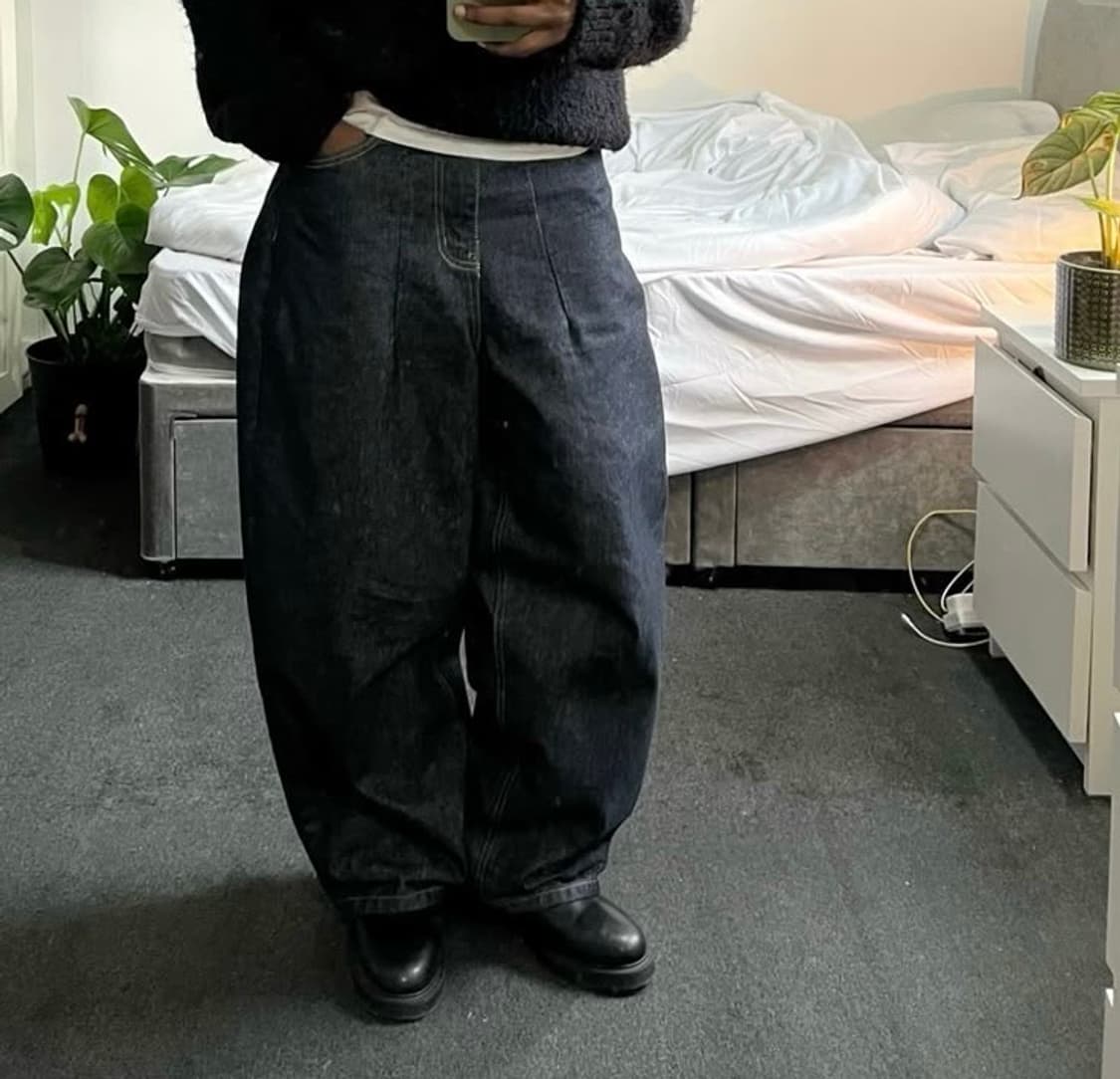 Estudio Niksen Raw Denim Balloon Jeans 상품이미지2