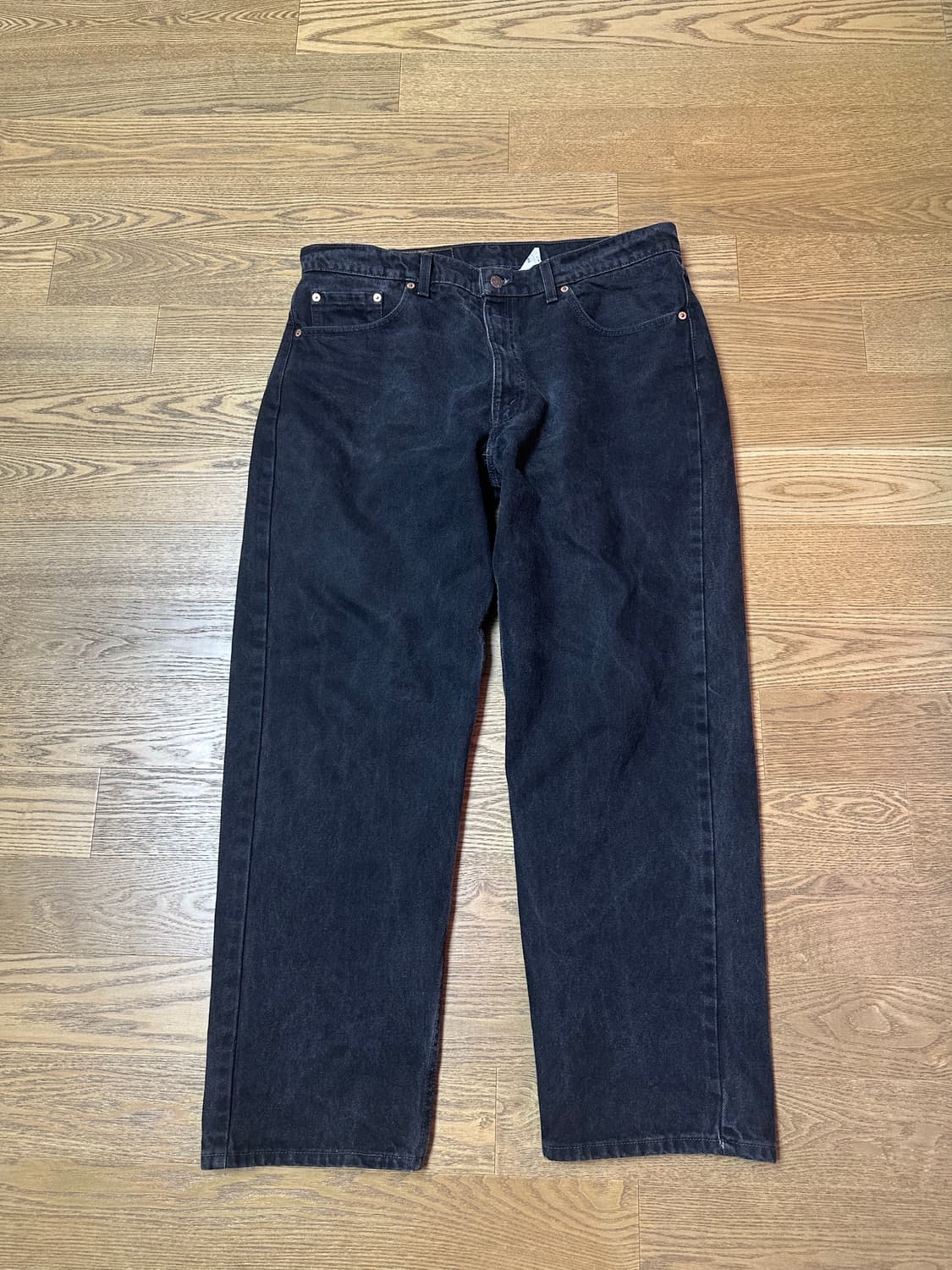 [38X30] 90s 빈티지 리바이스 565 블랙 usa 상품이미지1