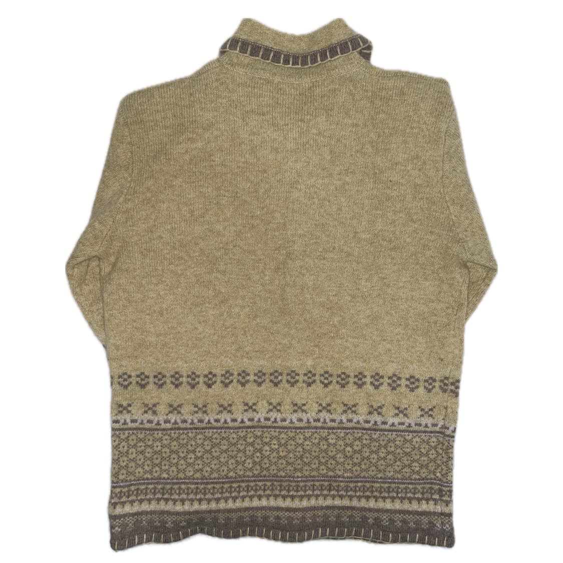 Japanese vintage 양모 니트 가디건 상품이미지3