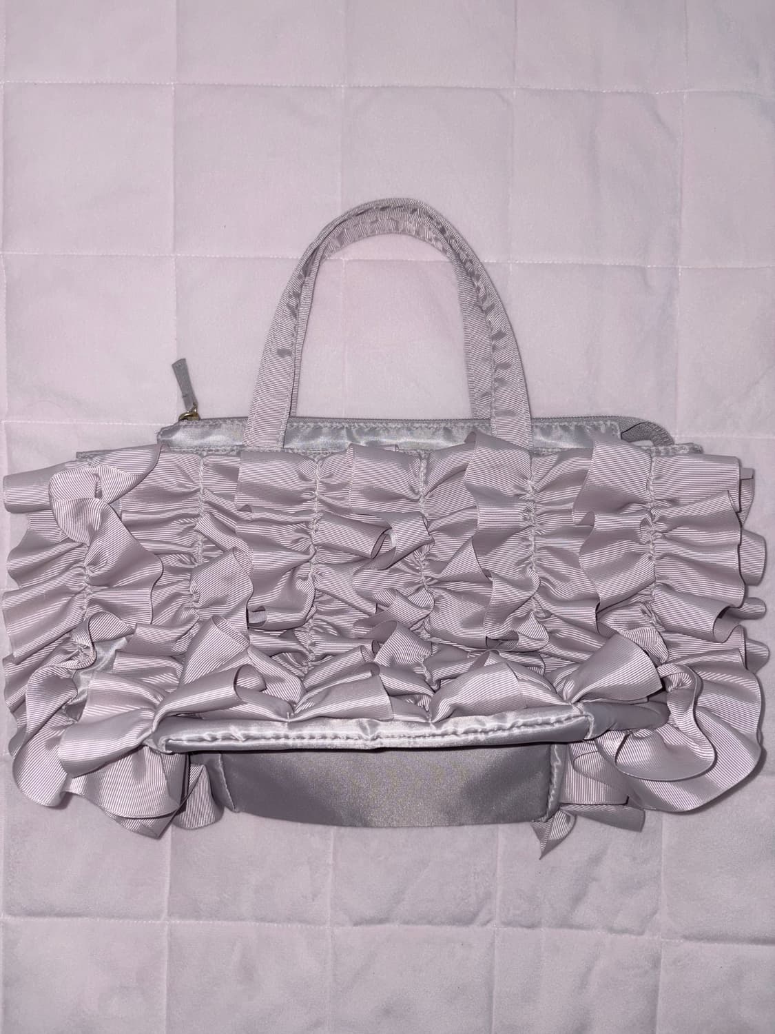 핑크 프릴 핸드백 가방 상품이미지2