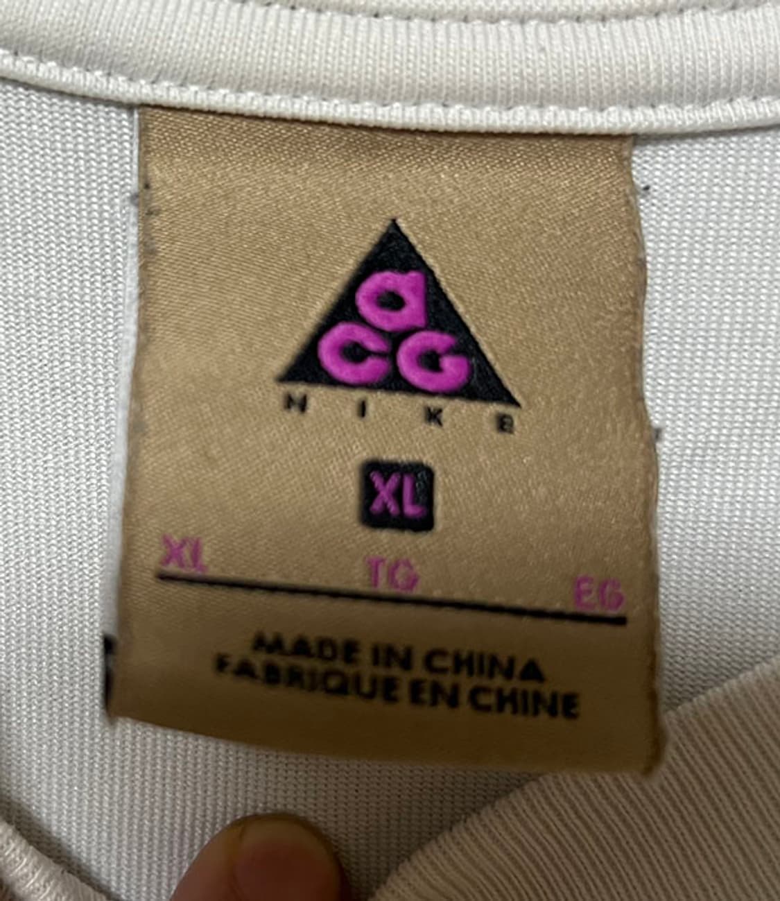 ACG 나이키 남자반팔티셔츠 오버핏 XL 105 상품이미지4