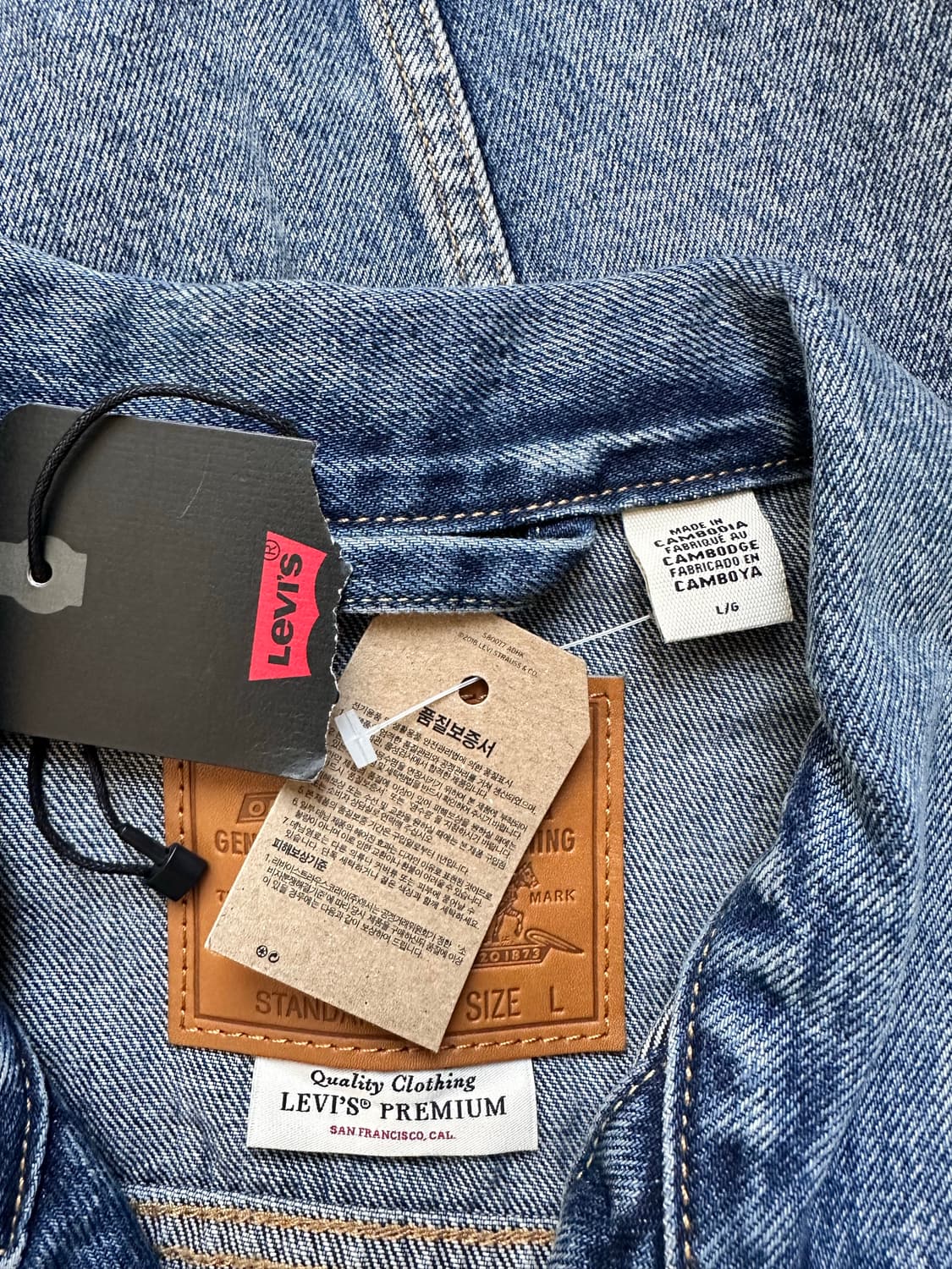 [L] 리바이스 데님 자켓 상품이미지3