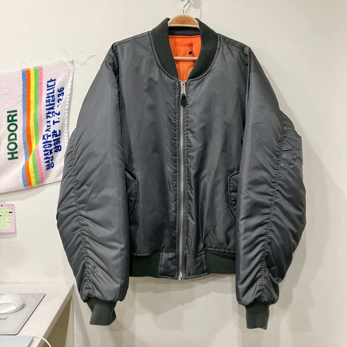 180 로스코 양면 항공점퍼 ma1 상품이미지1